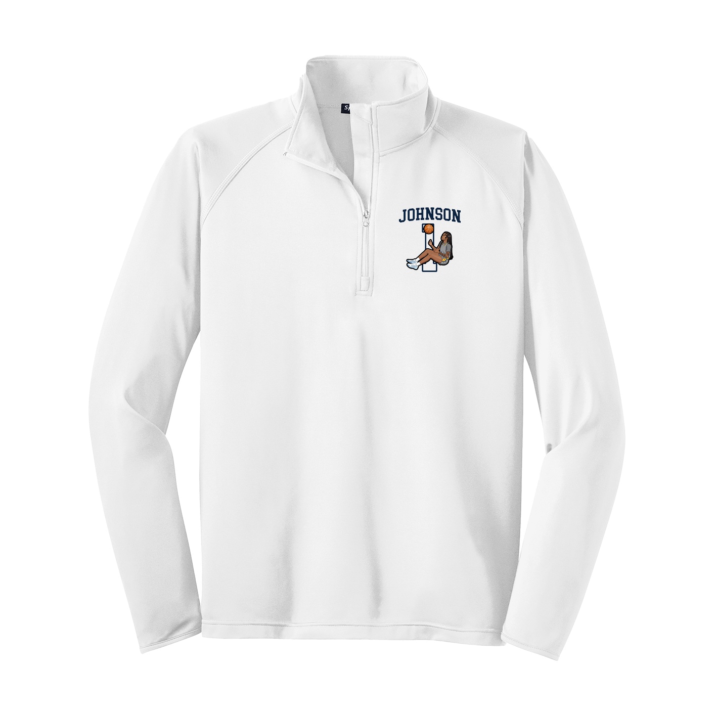 Q-Zip Pullover — Shirsey in White