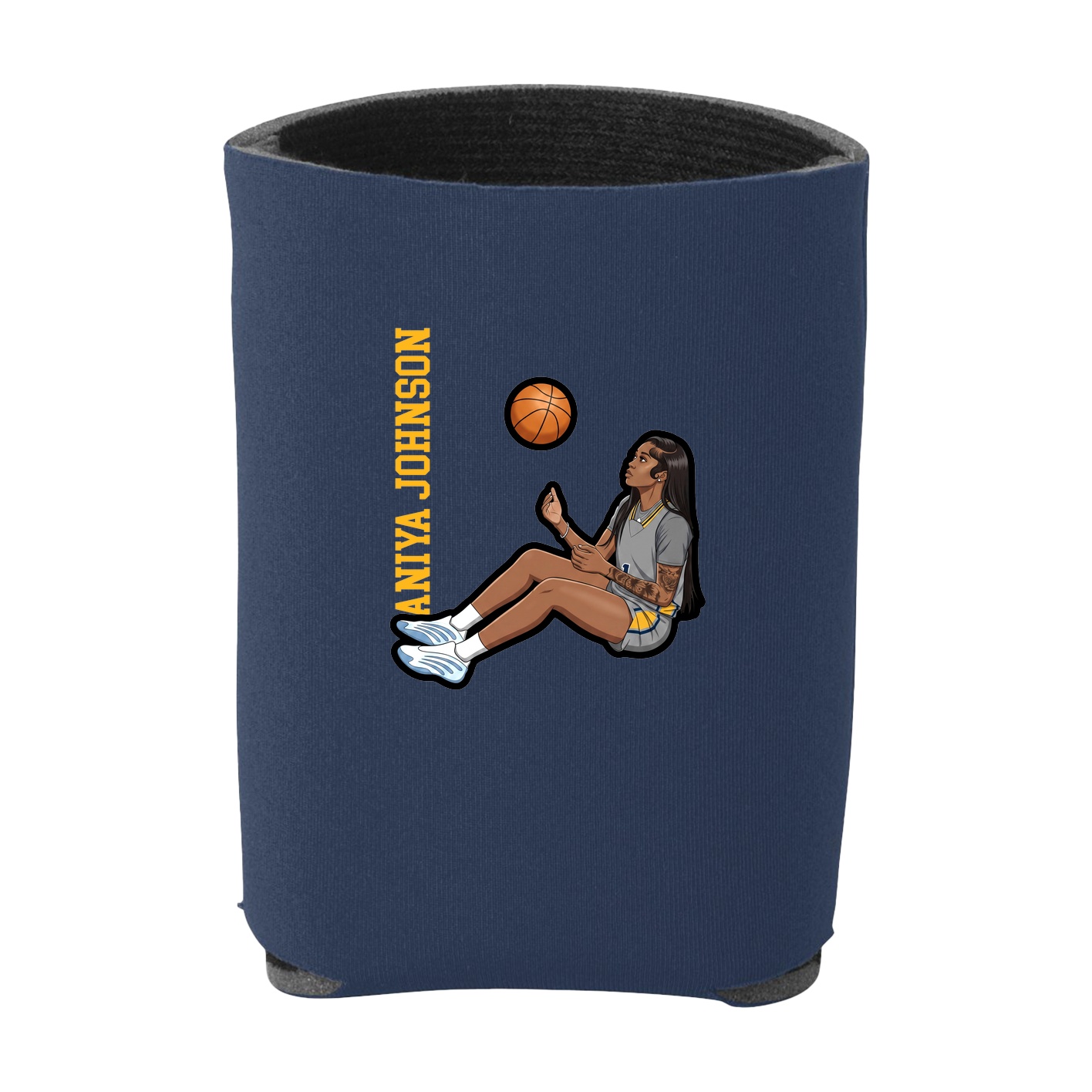 Can Holder — Name Vertical in Navy
