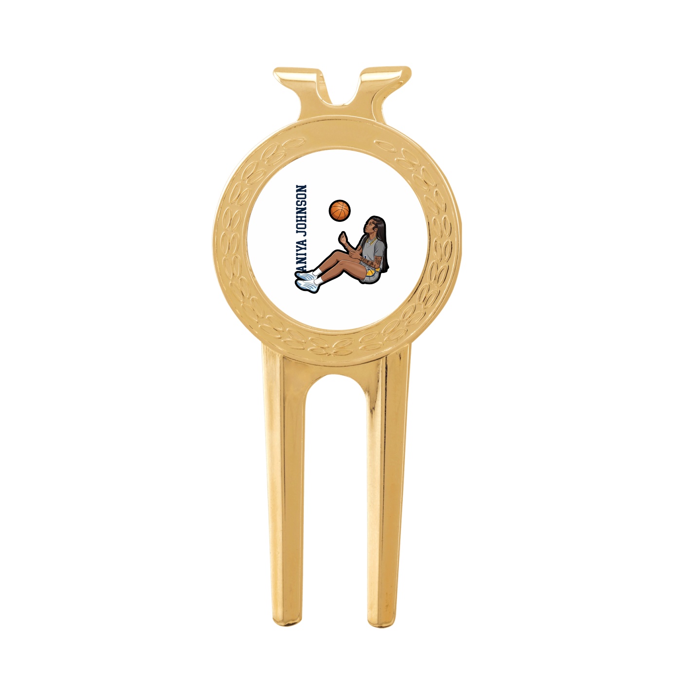 Divot Tool with Ball Marker — Name Vertical in Classic