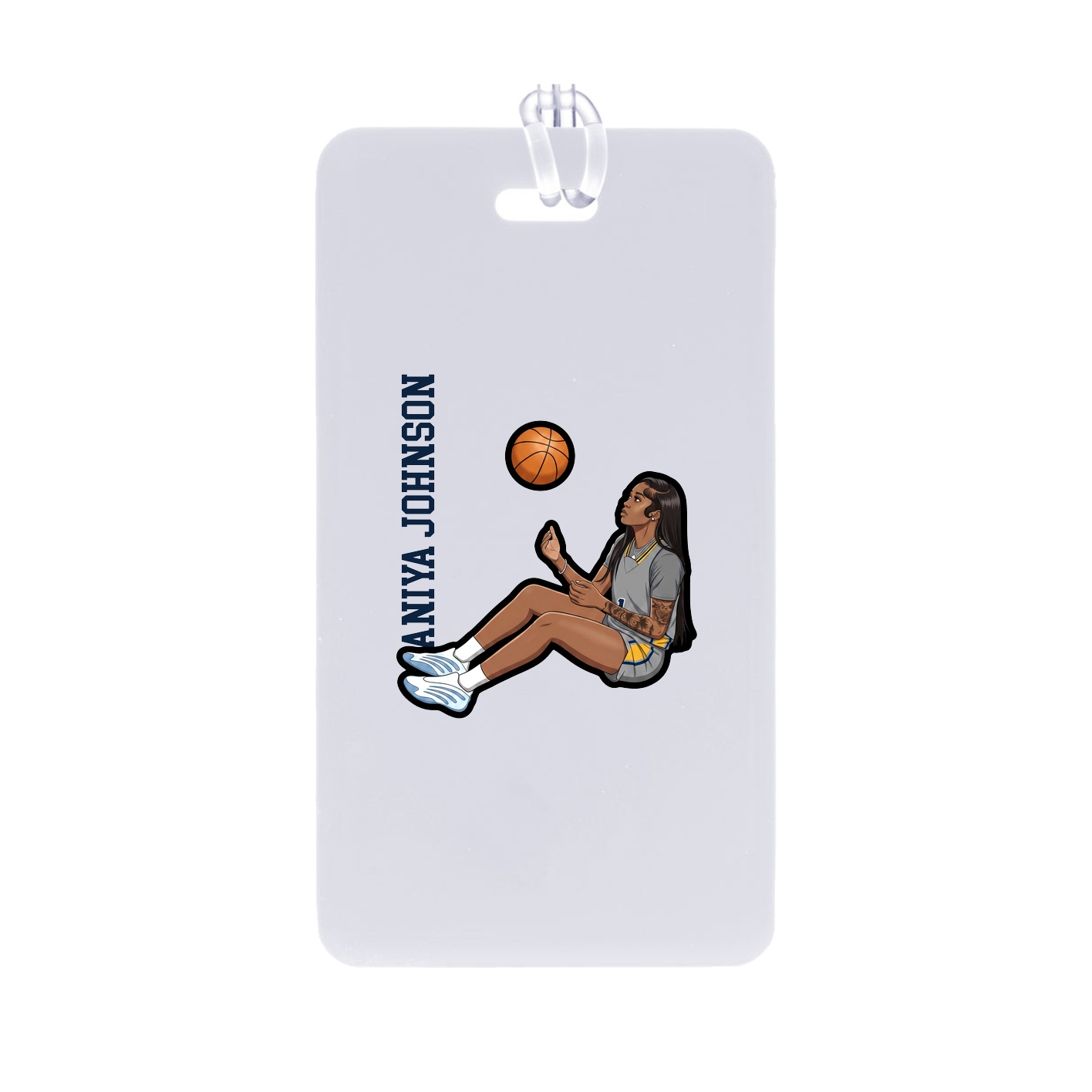 Bag Tag — Name Vertical in Classic