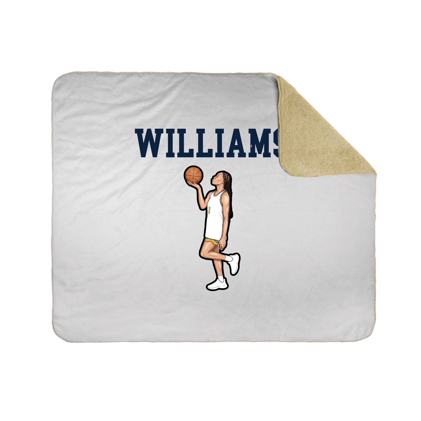 Throw Blanket — Shirsey in White