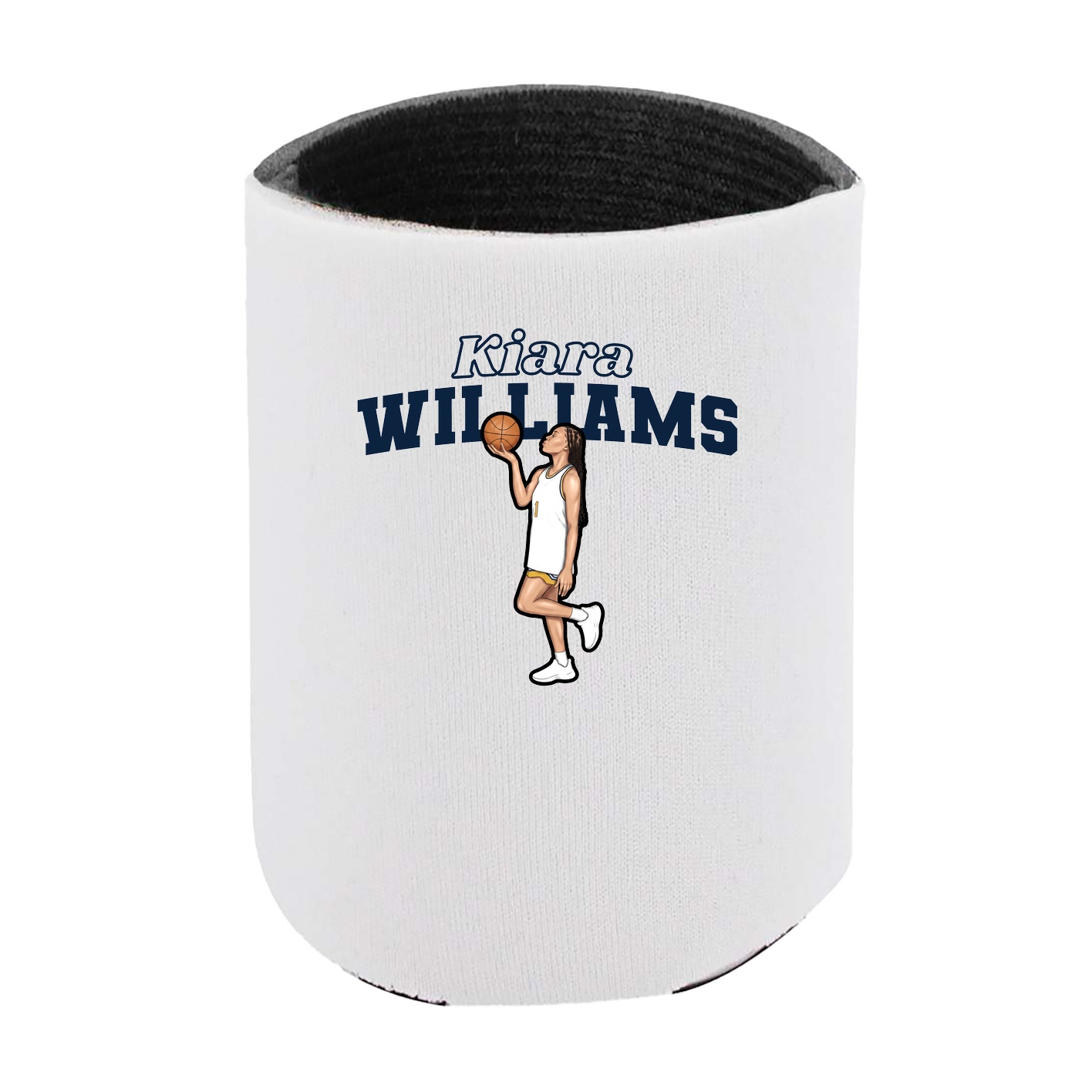 Can Holder — Name Arch in White