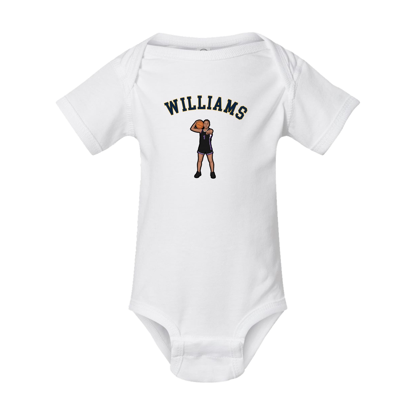 Baby Onesie — Shirsey Arch in White