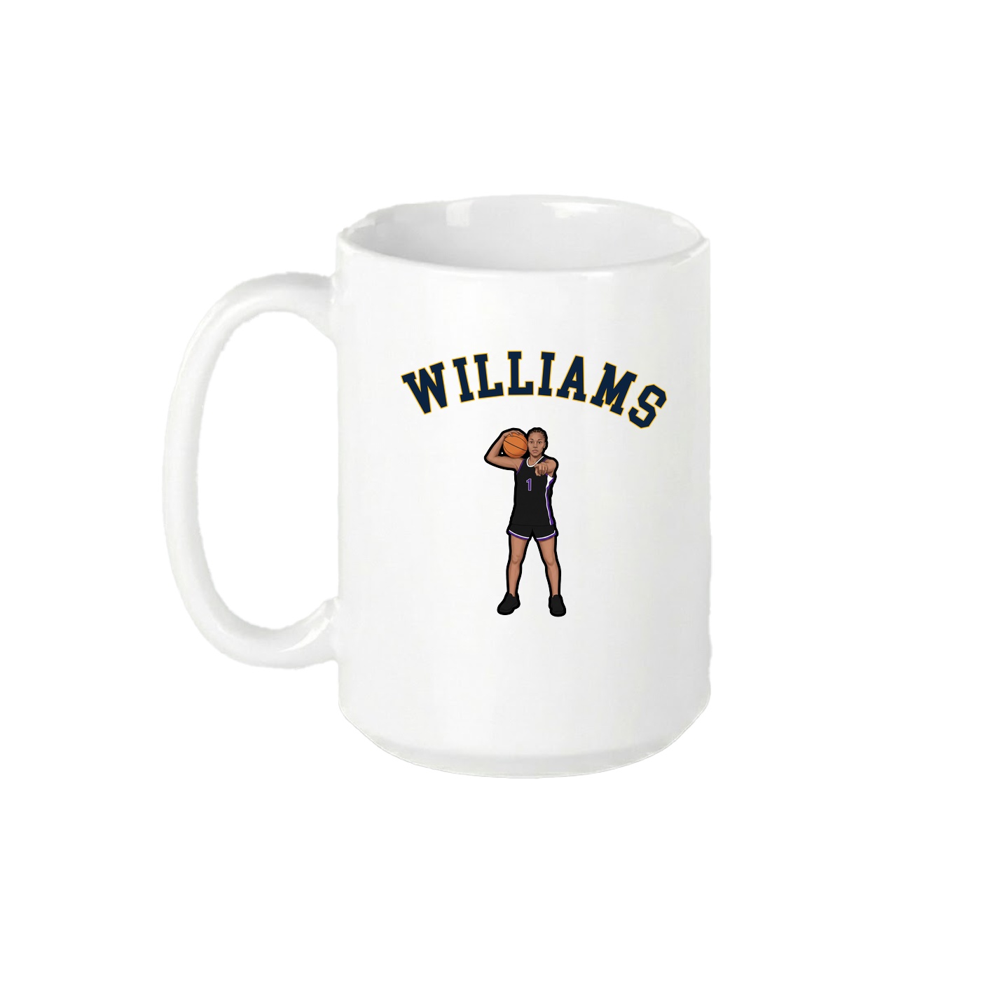 15oz Coffee Mug — Shirsey Arch in White