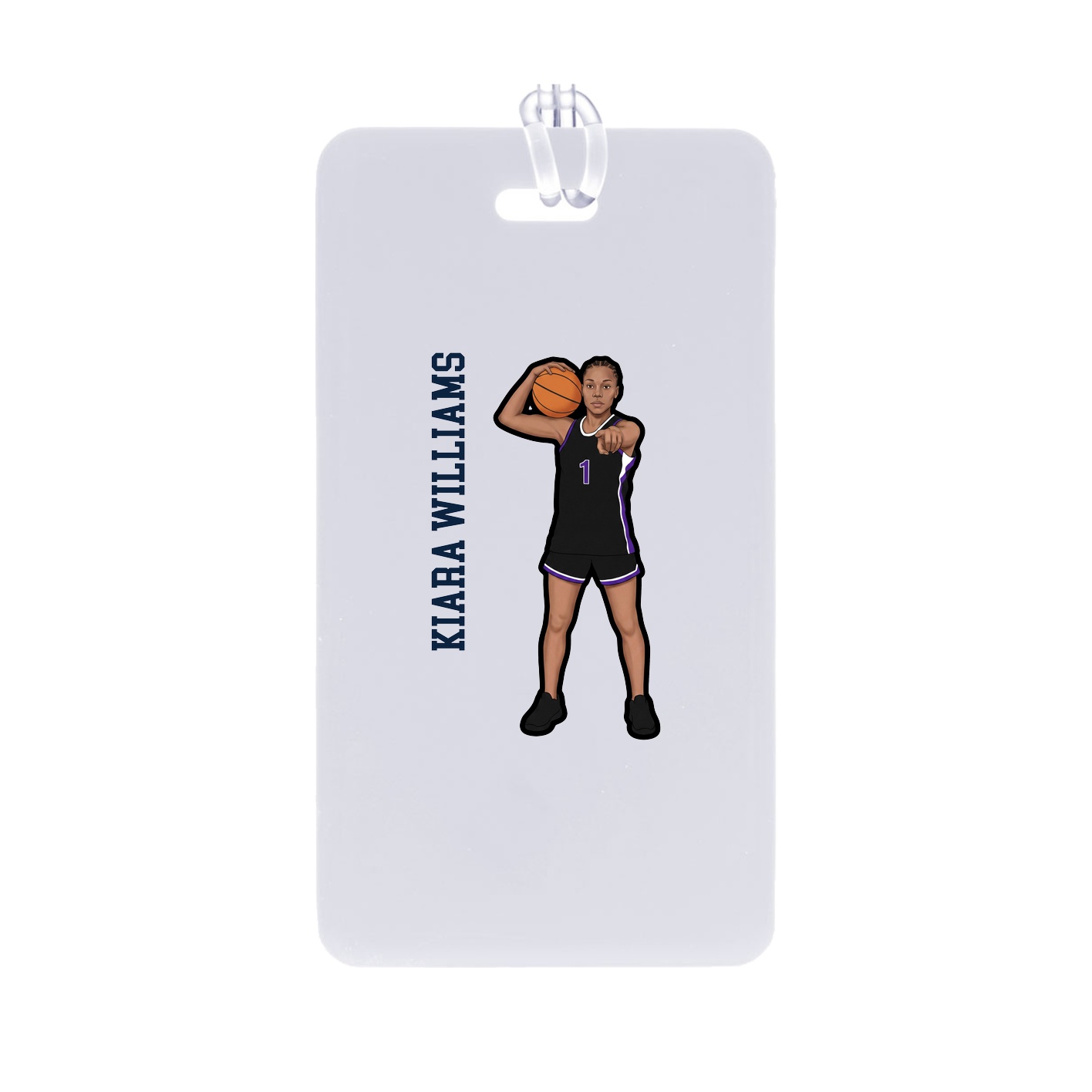 Bag Tag — Name Vertical in Classic