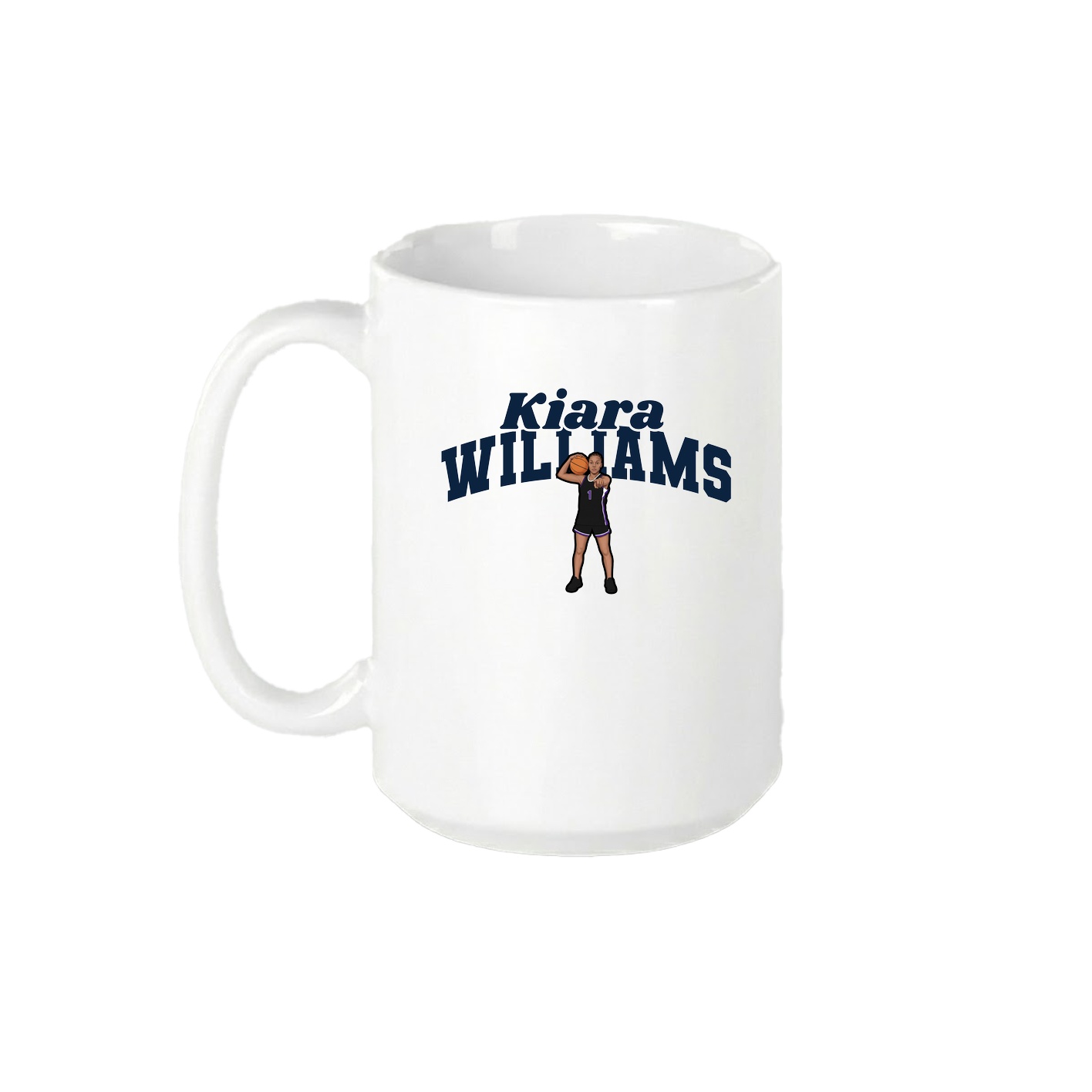 15oz Coffee Mug — Signature Arch in White