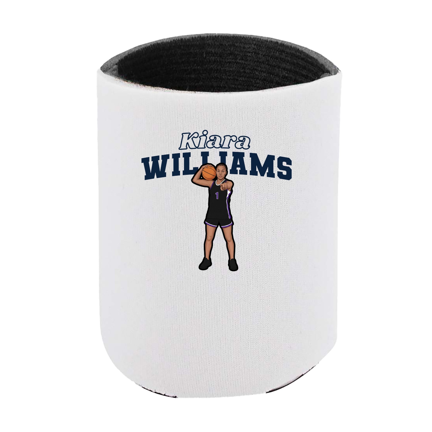 Can Holder — Name Arch in White