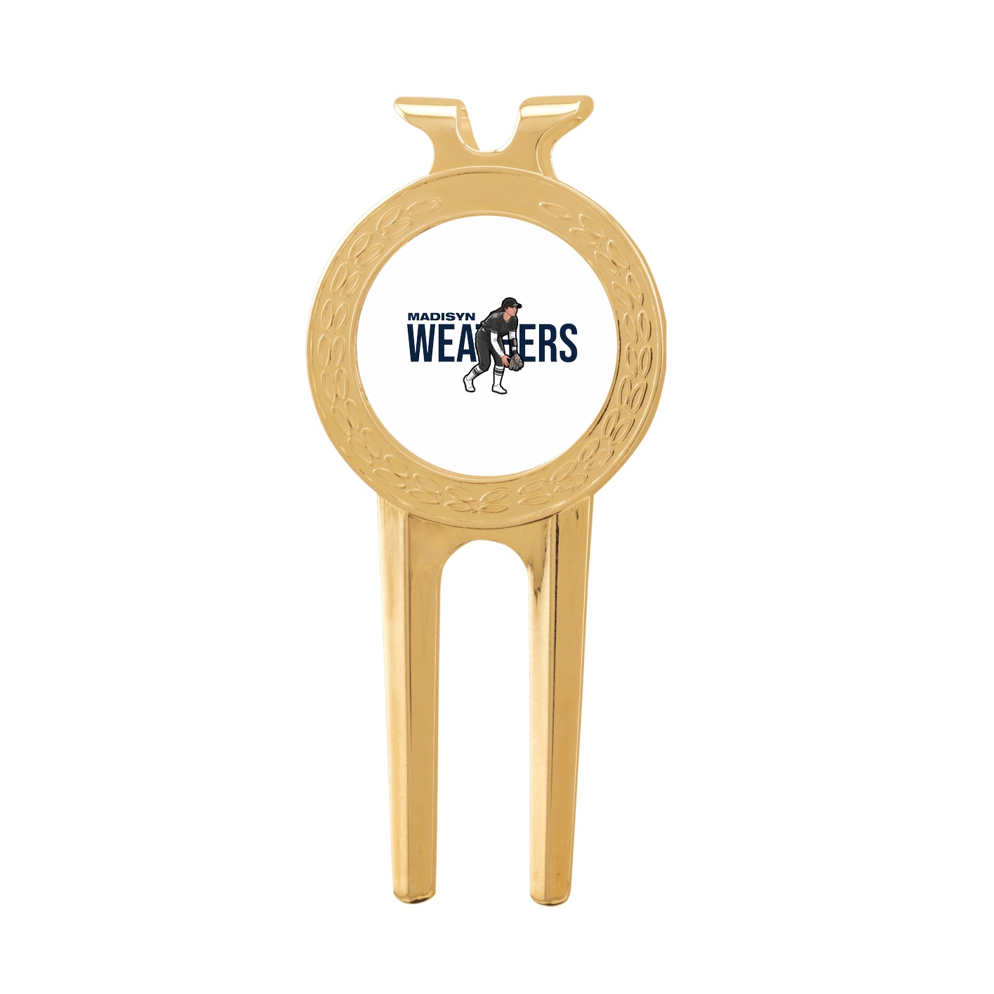 Divot Tool with Ball Marker — Player Name in Classic