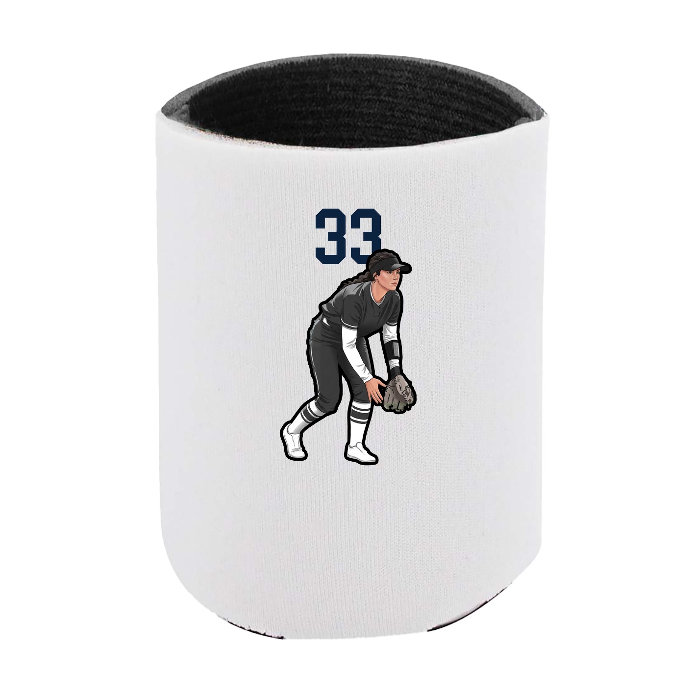 Can Holder — Number Top in White