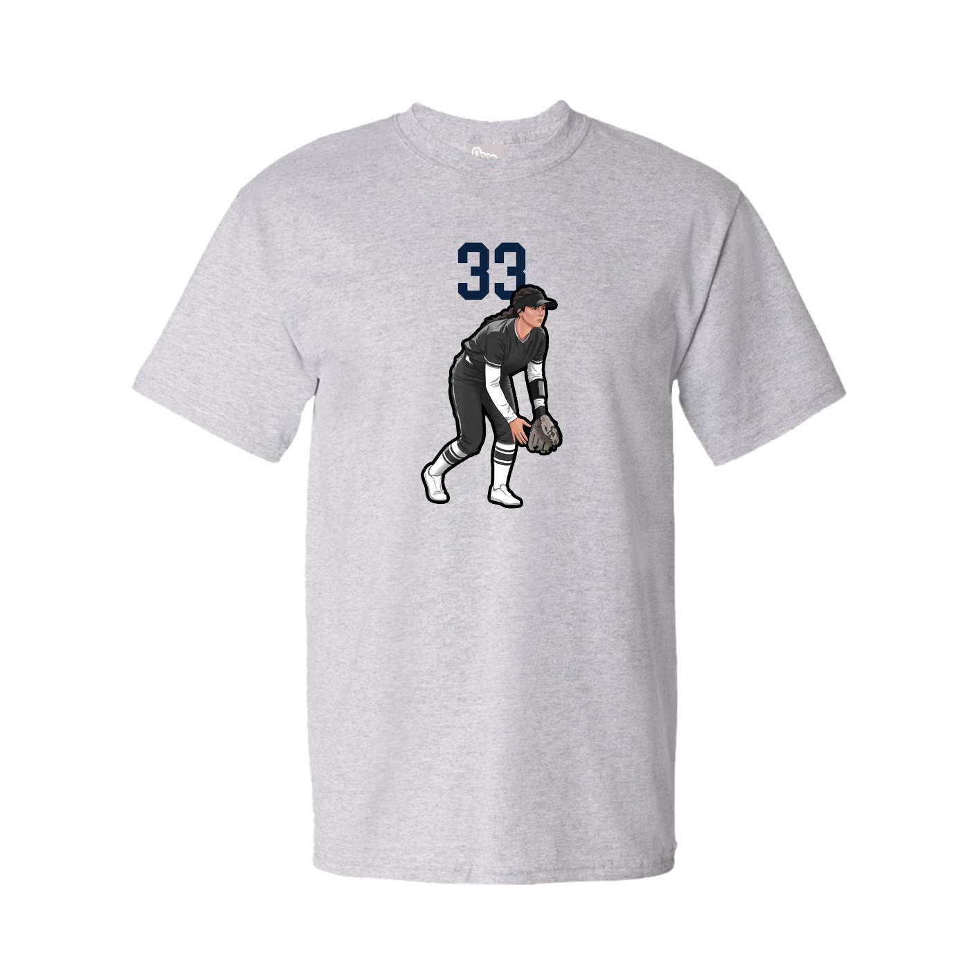 Tee — Number Top in Grey