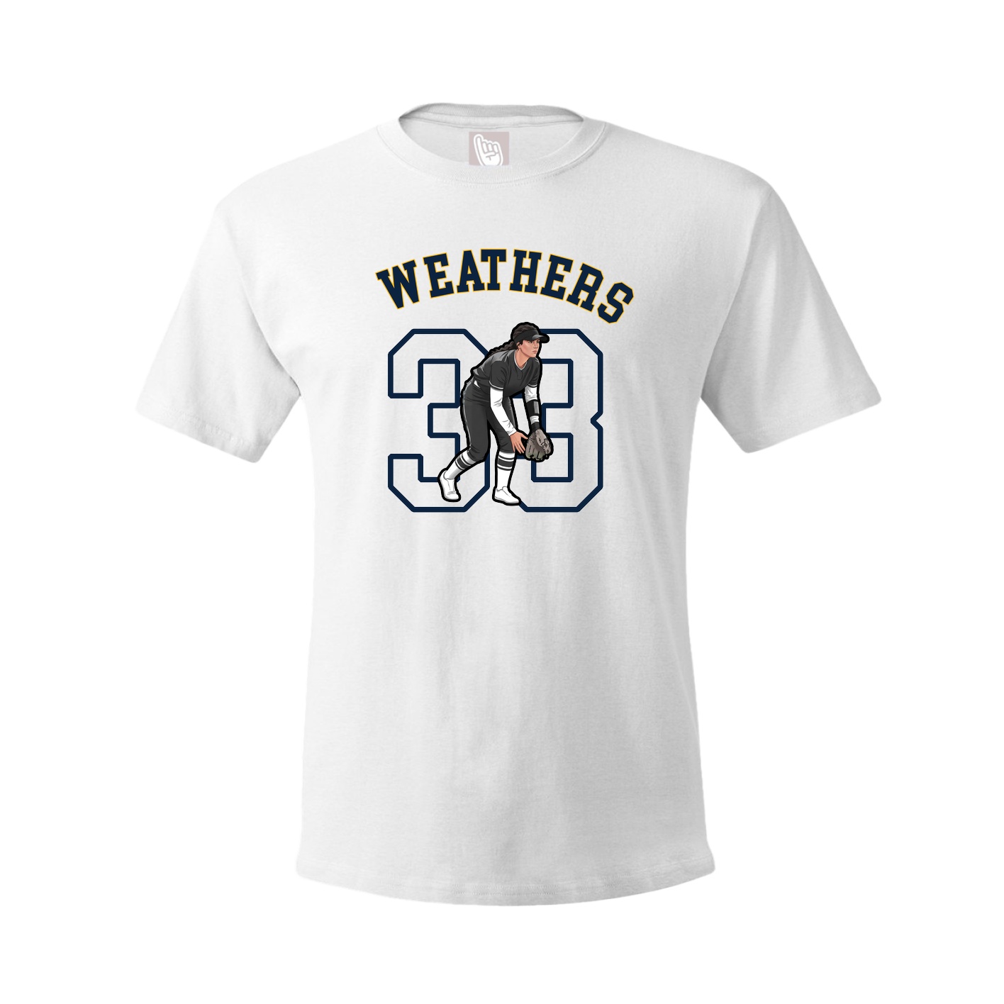 Youth Tee — Shirsey Arch in White