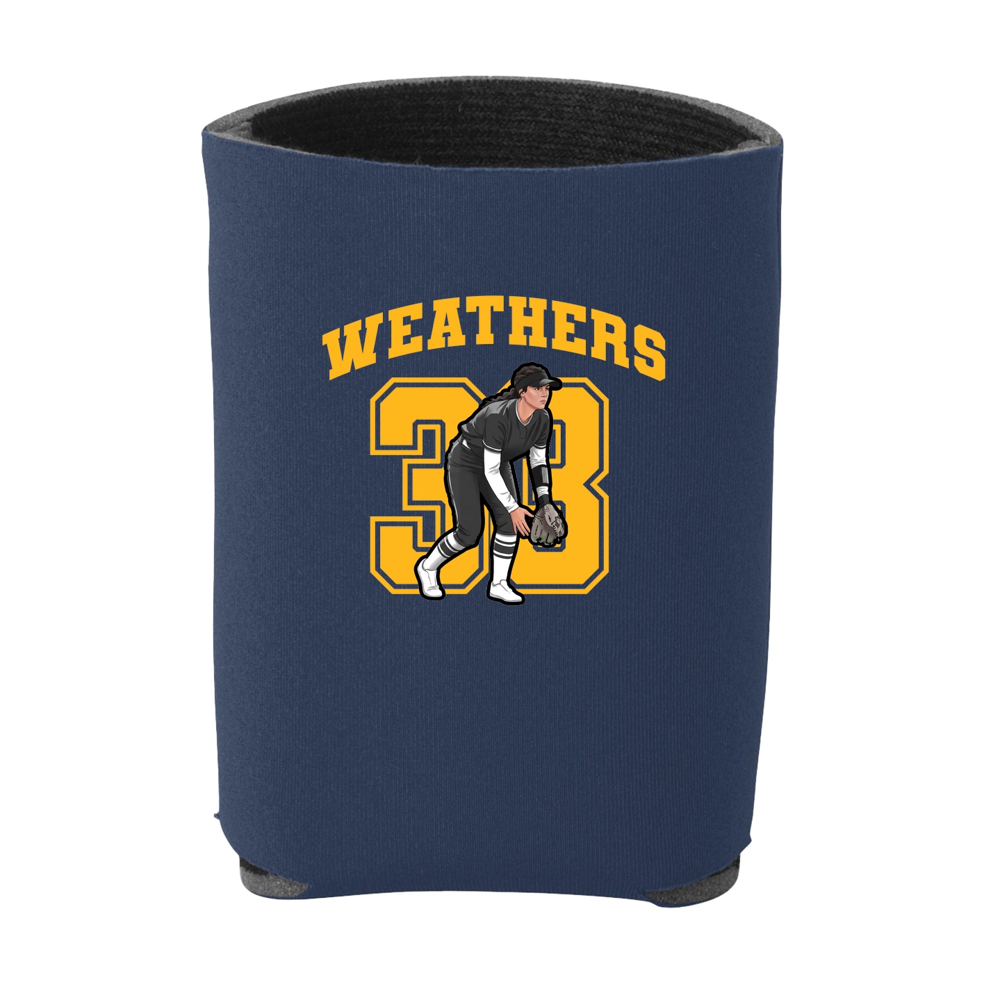 Can Holder — Number in Navy