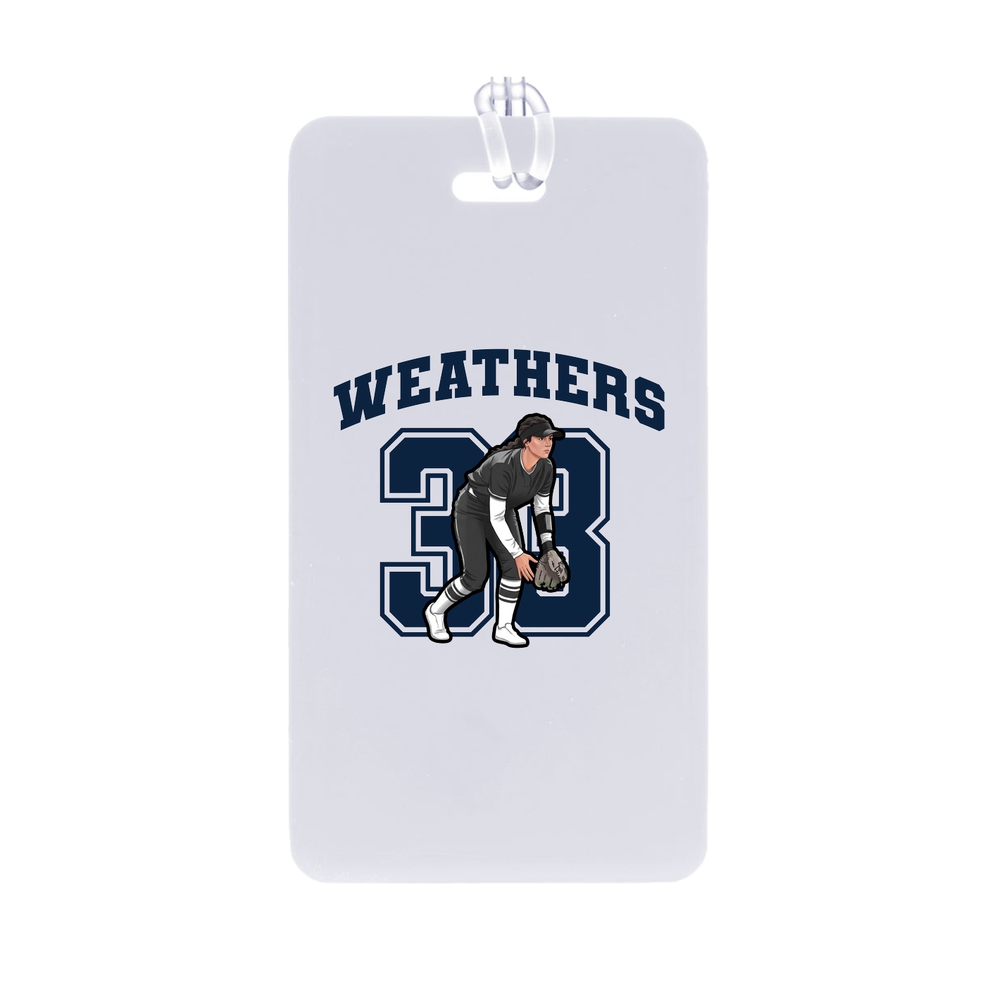 Bag Tag — Number in Classic