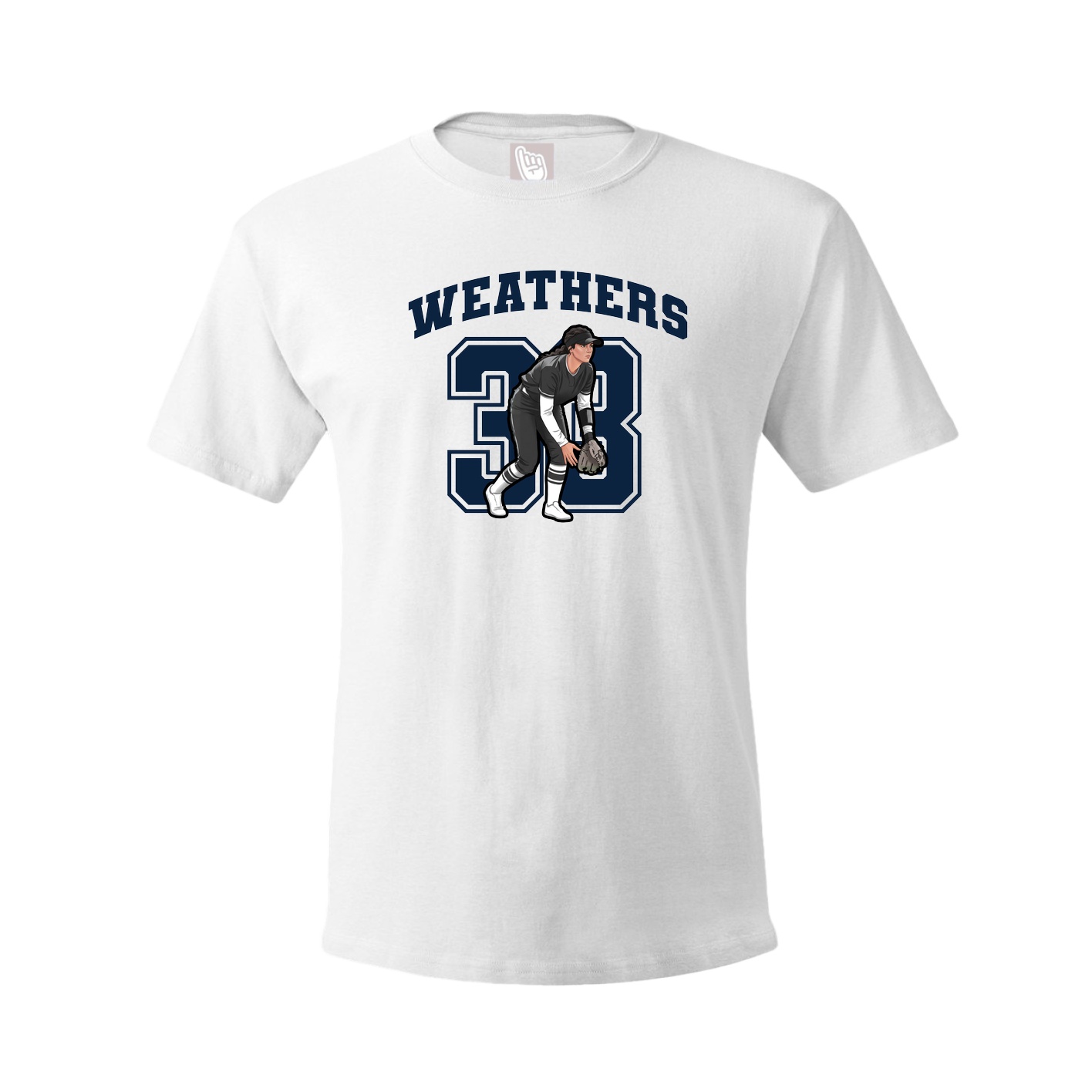Tee — Number in White