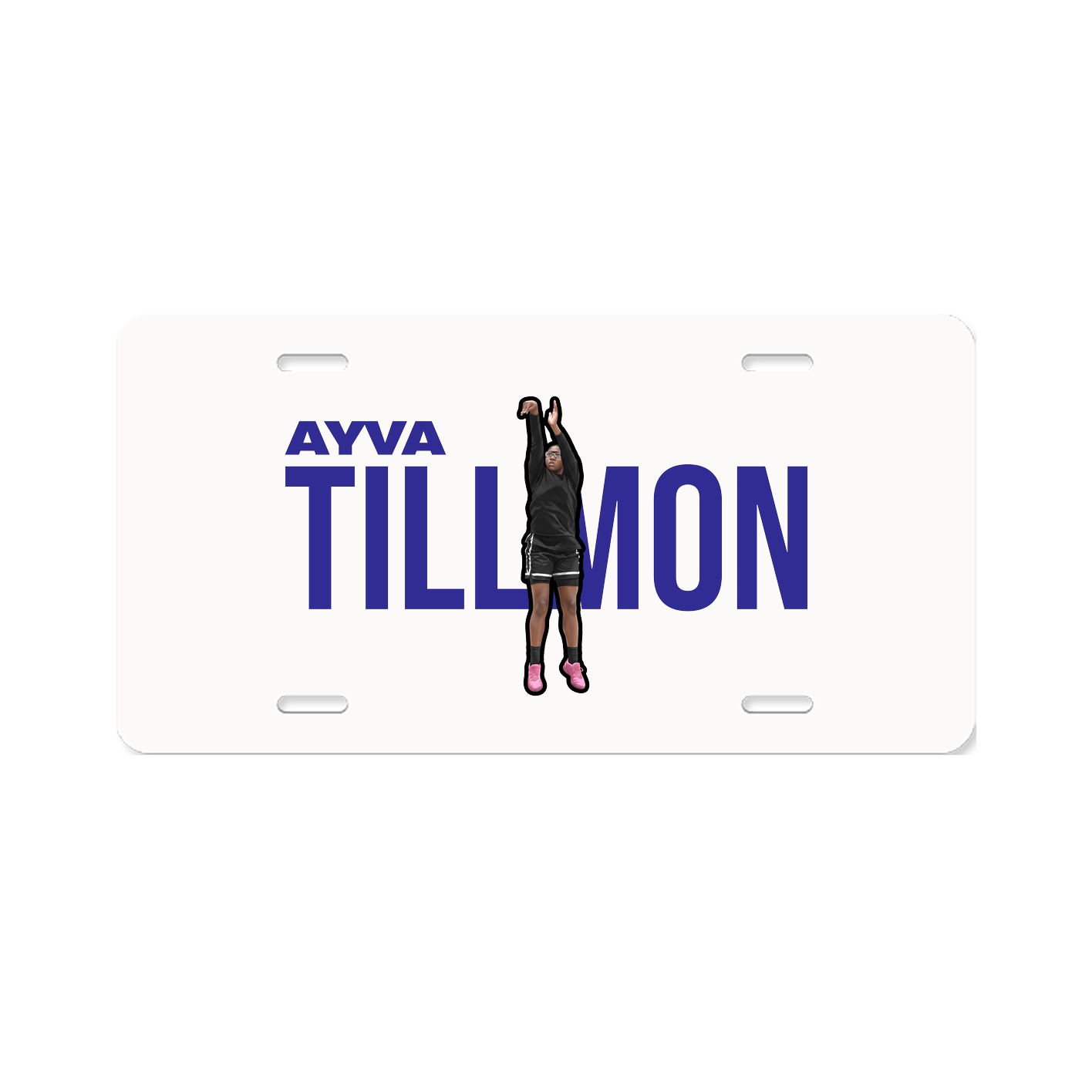License Plate — Player Name in Classic