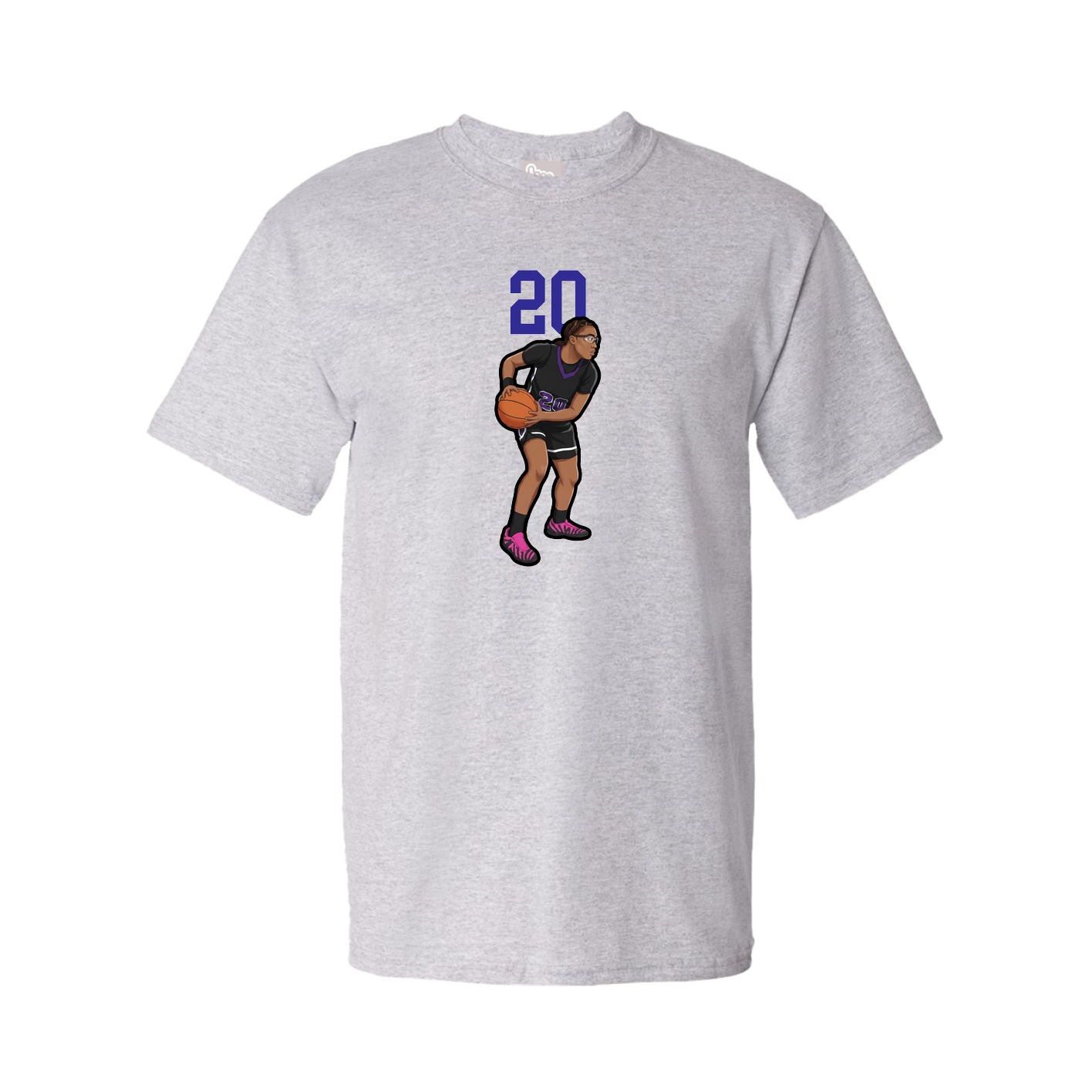 Tee — Number Top in Grey