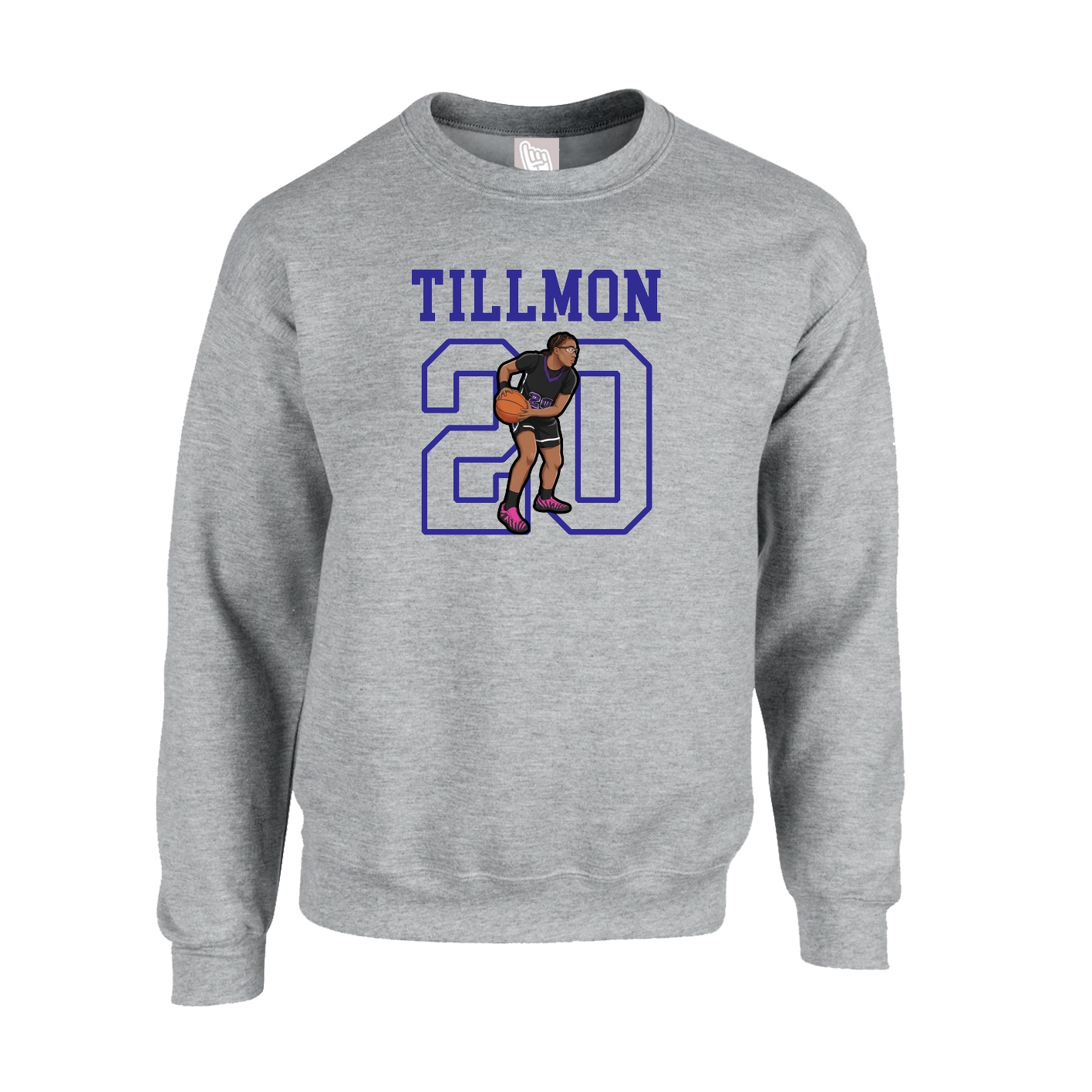 Fleece Crew — Shirsey in Grey