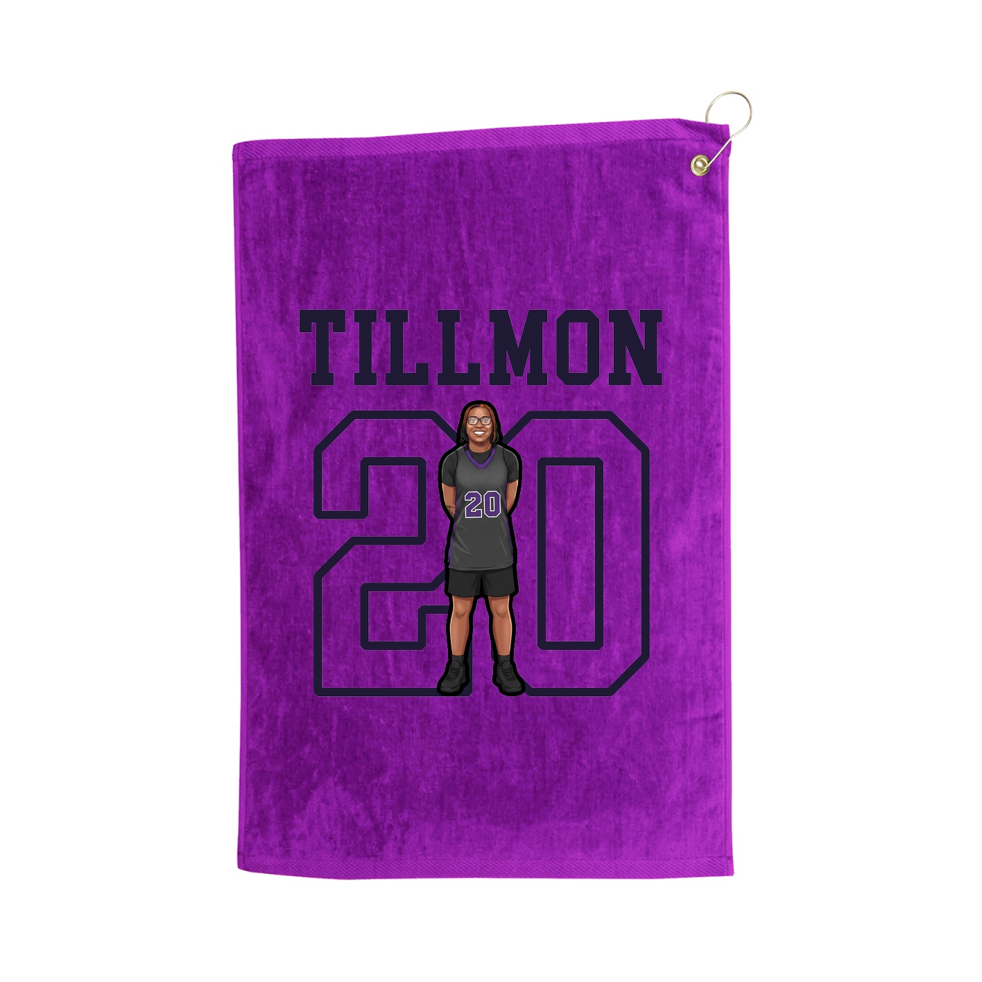 Golf Towel — Shirsey in Purple