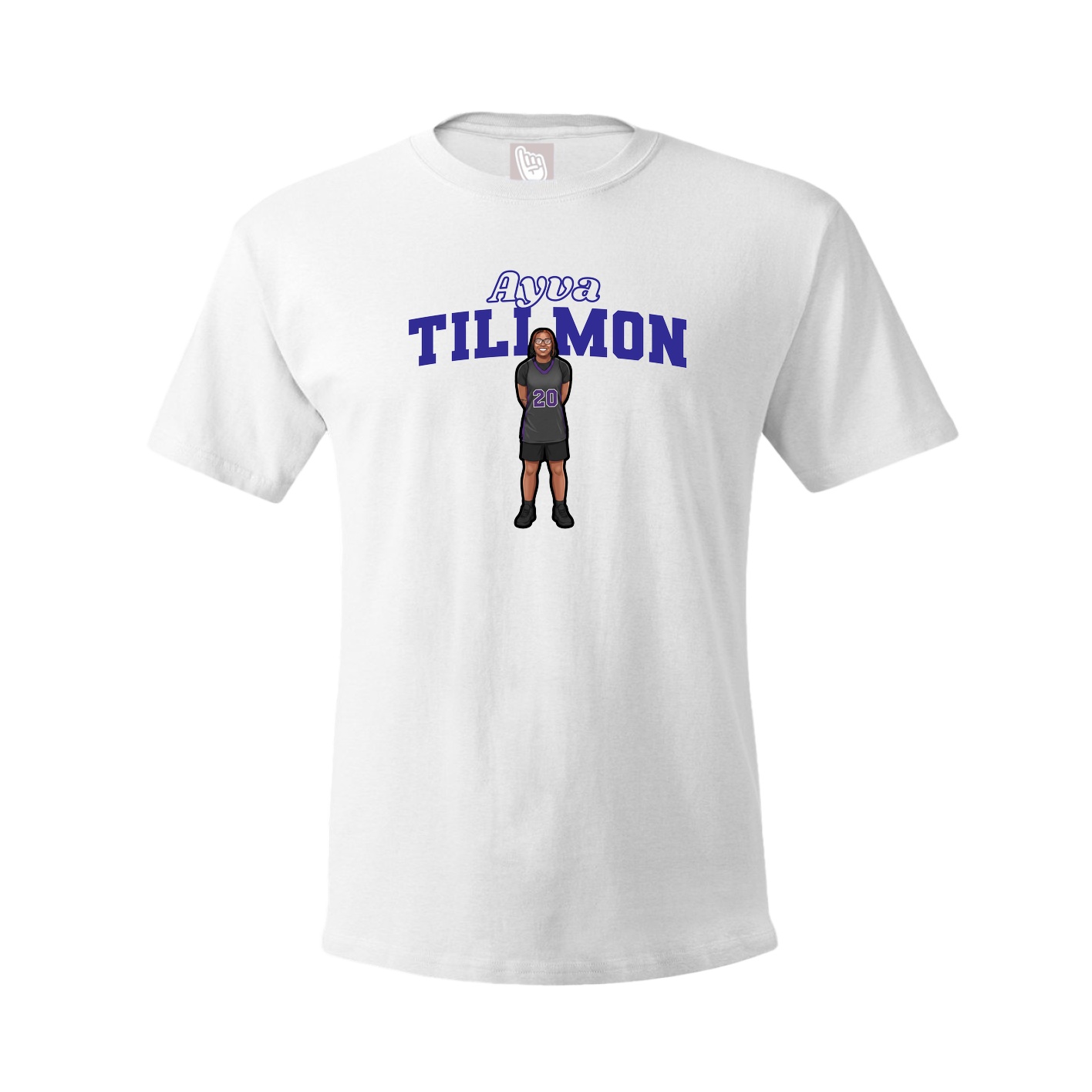 Tee — Name Arch in White