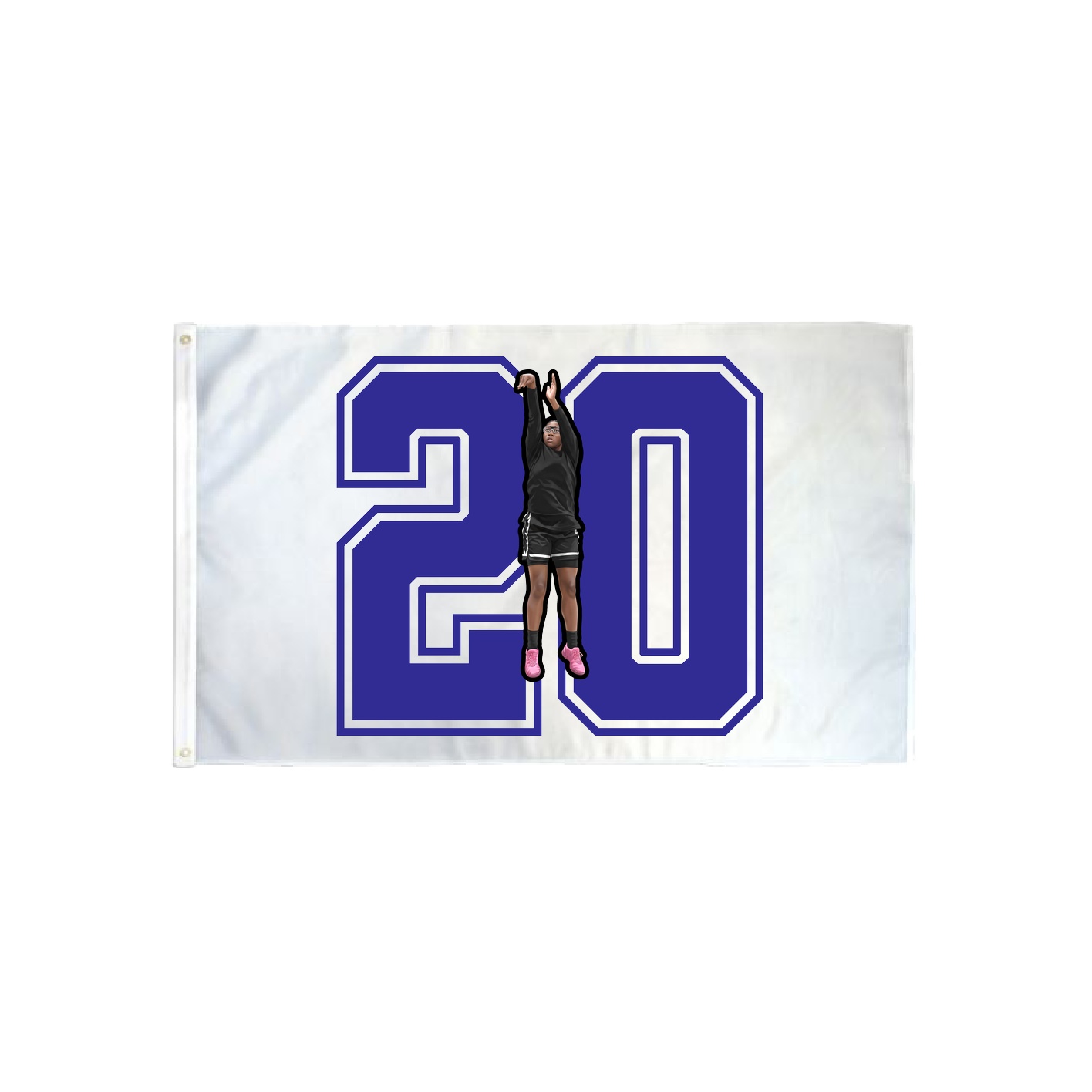 3x5 Flag — Number in Classic
