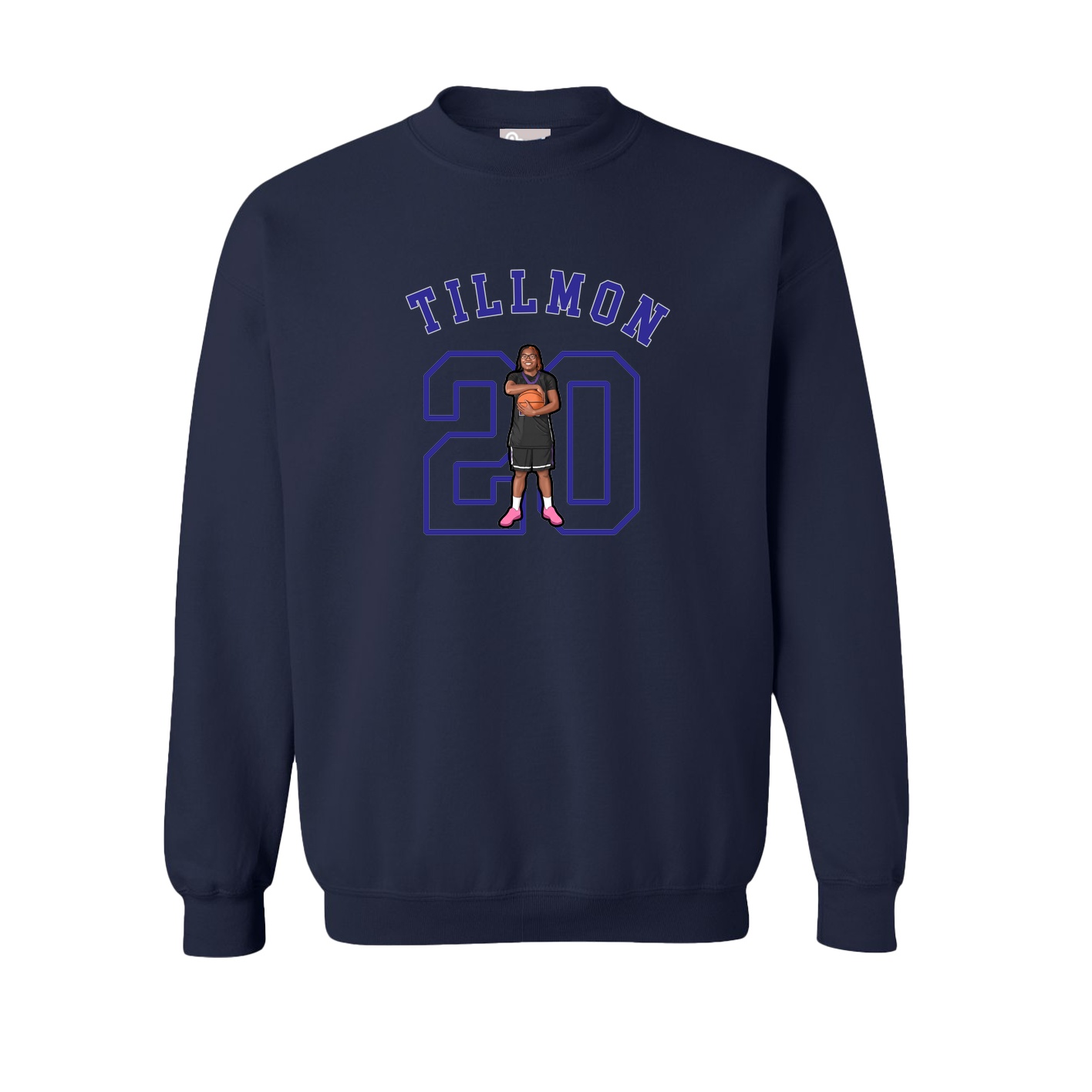 Fleece Crew — Shirsey Arch in Navy