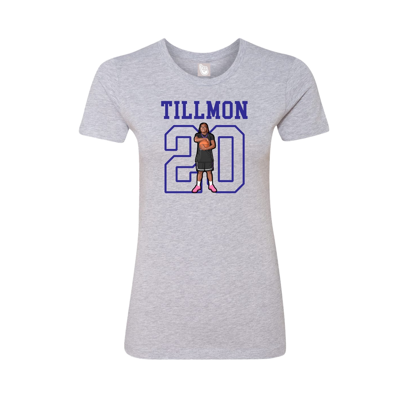 Fitted Women's Tee — Shirsey in Grey