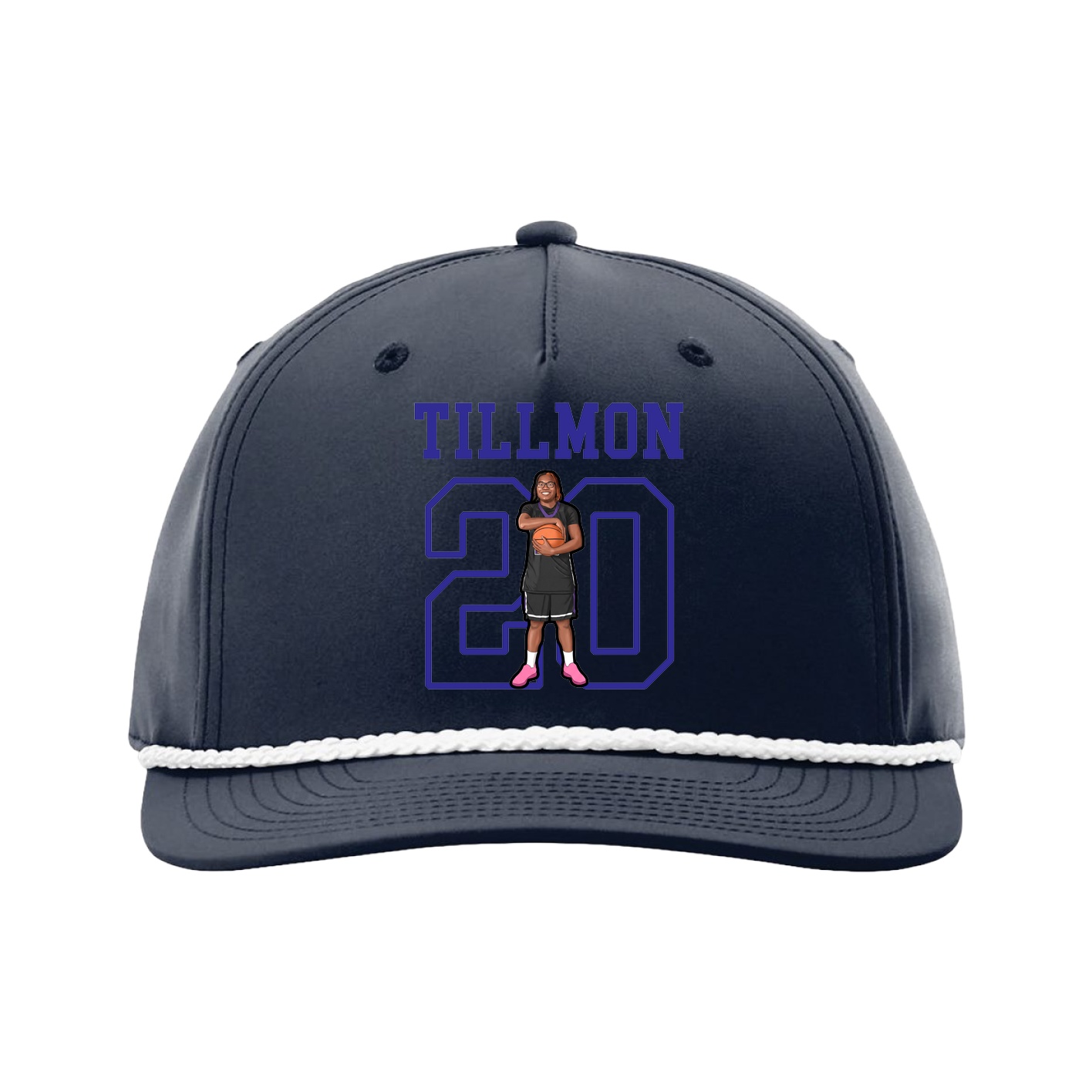 Five-Panel Classic Rope Cap — Shirsey in Navy
