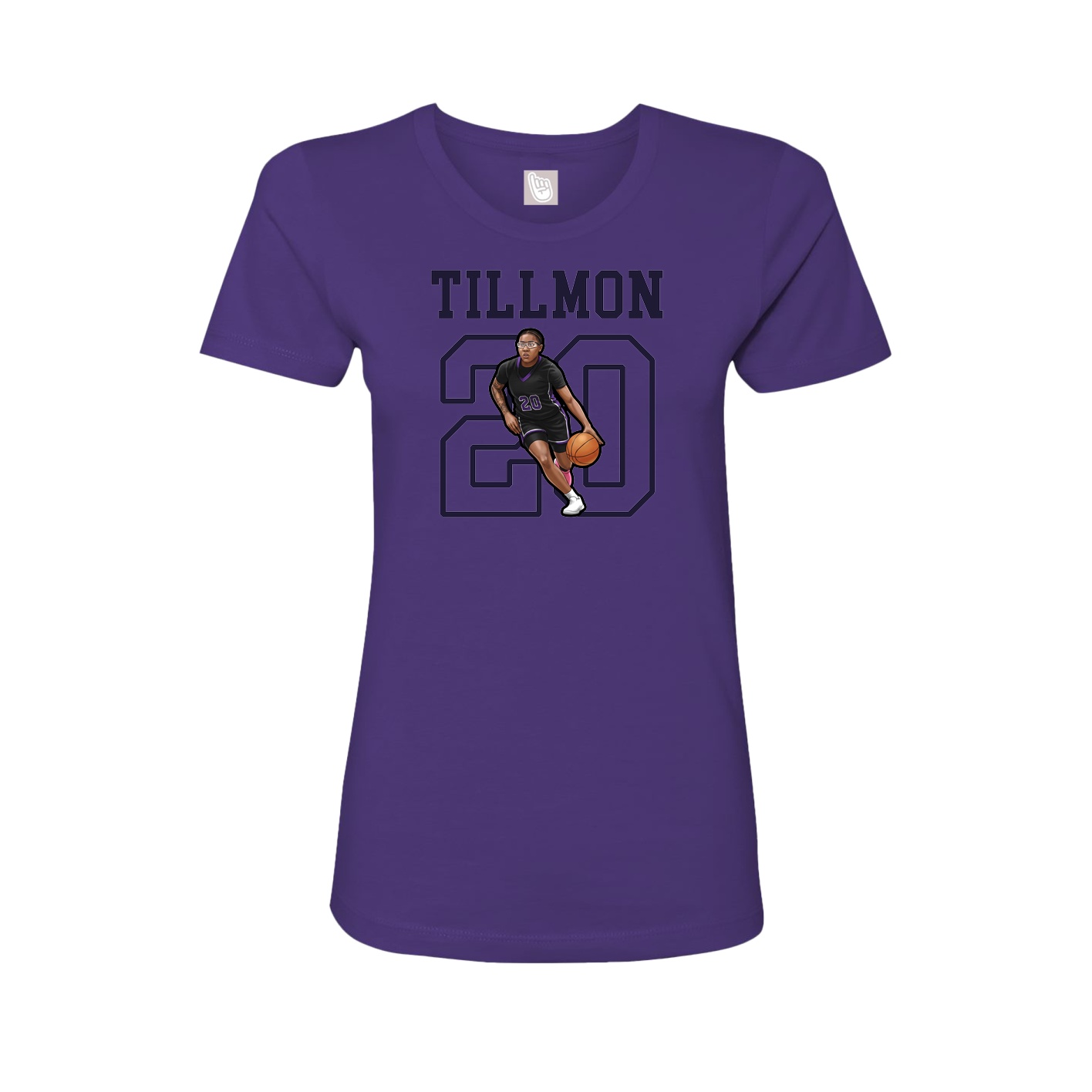 Fitted Women's Tee — Shirsey in Purple