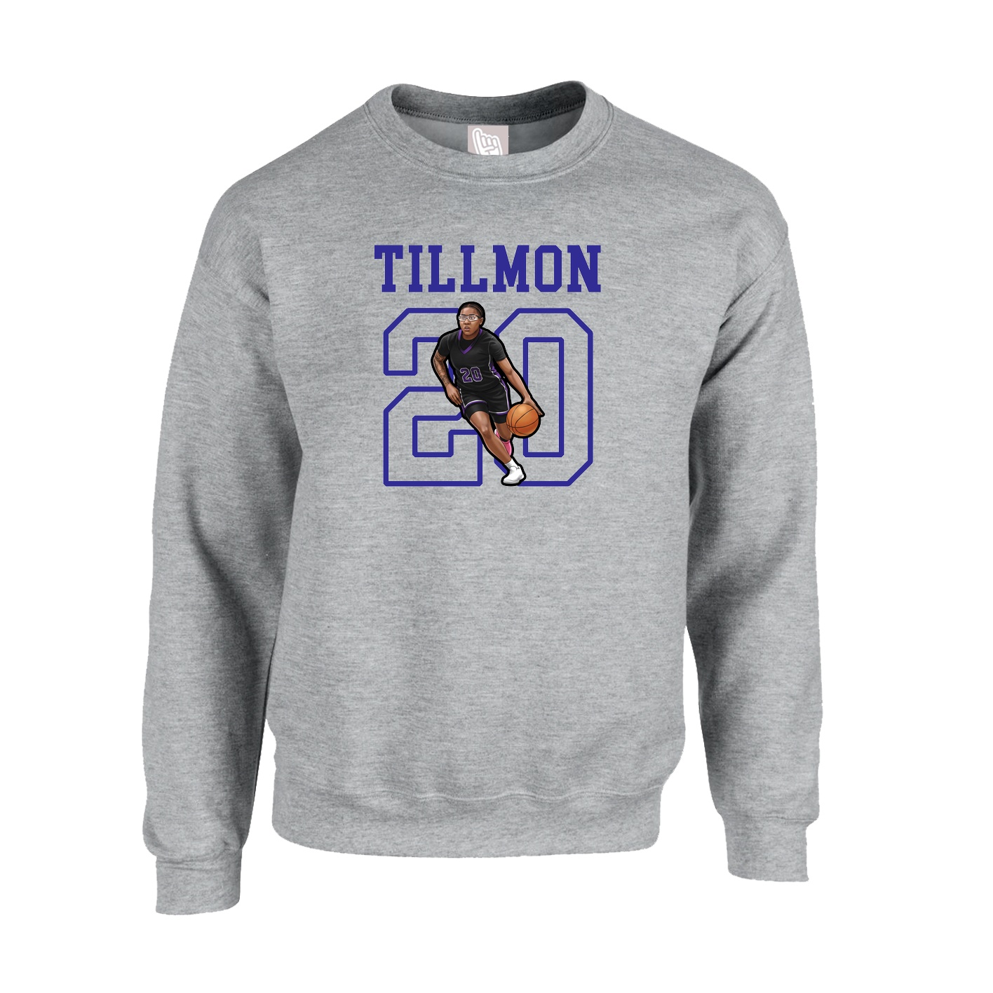 Fleece Crew — Shirsey in Grey