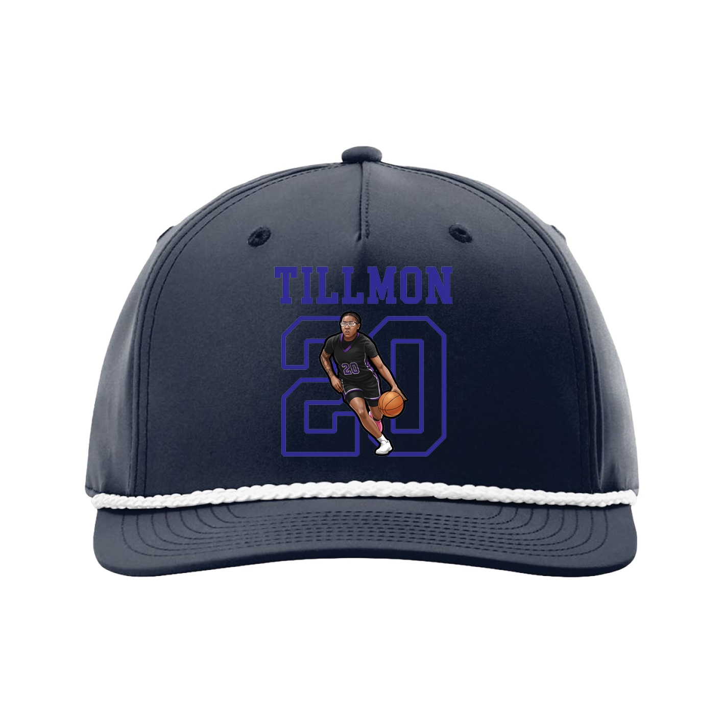 Five-Panel Classic Rope Cap — Shirsey in Navy