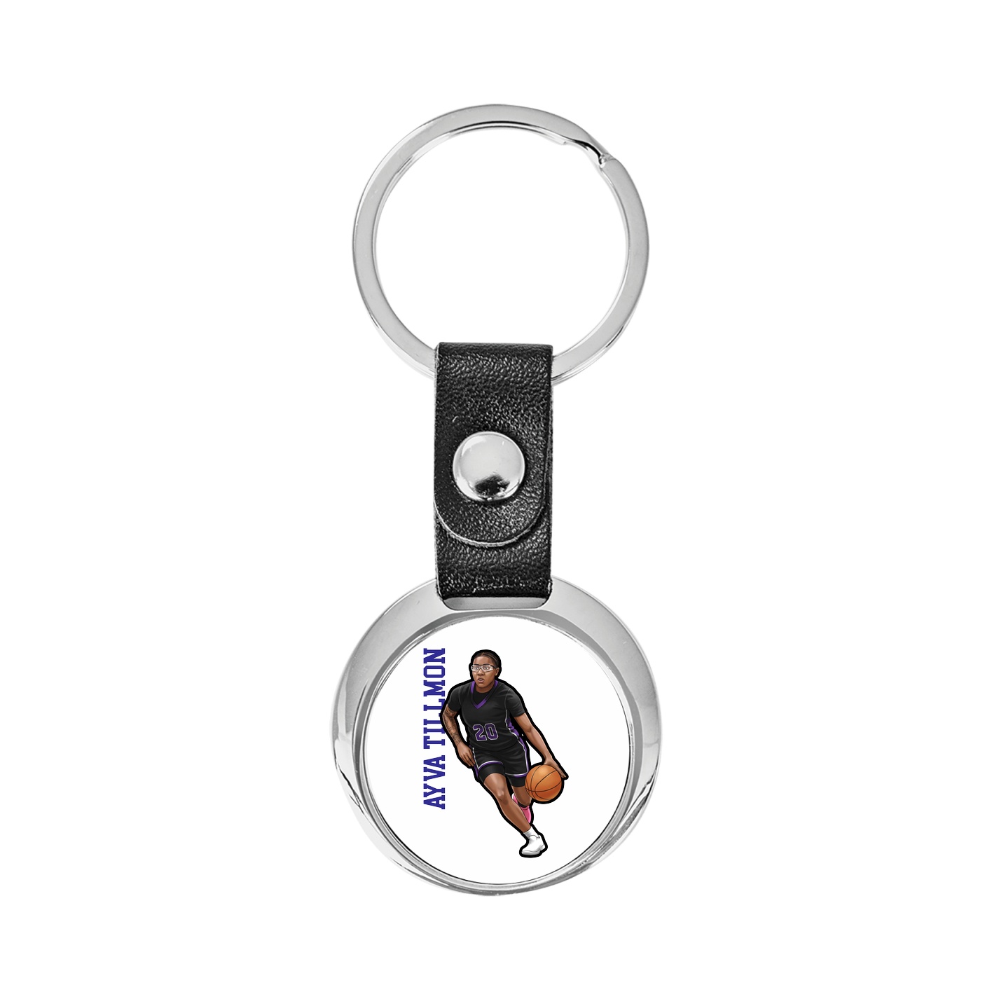 Key Chain — Name Vertical in Classic