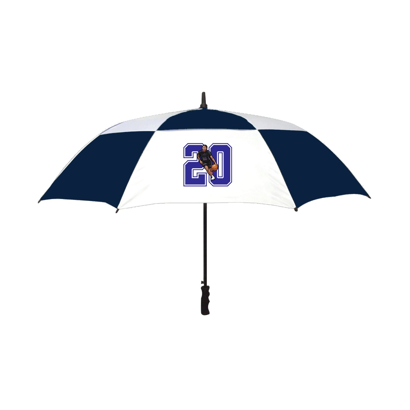 Golf Umbrella — Number in Navy