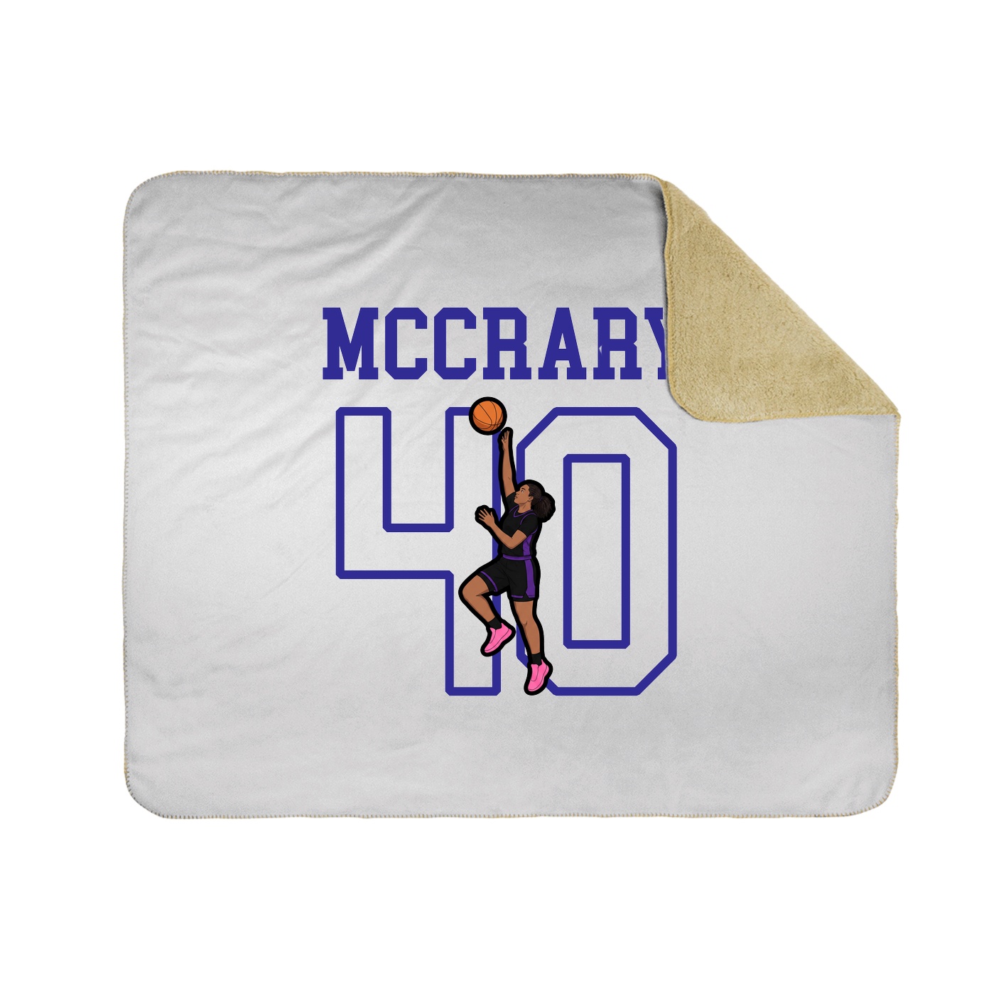Throw Blanket — Shirsey in White