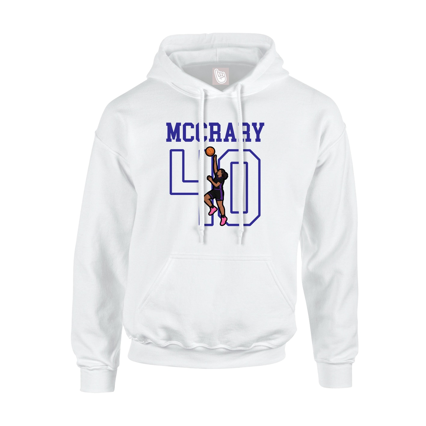 Hoodie — Shirsey in White