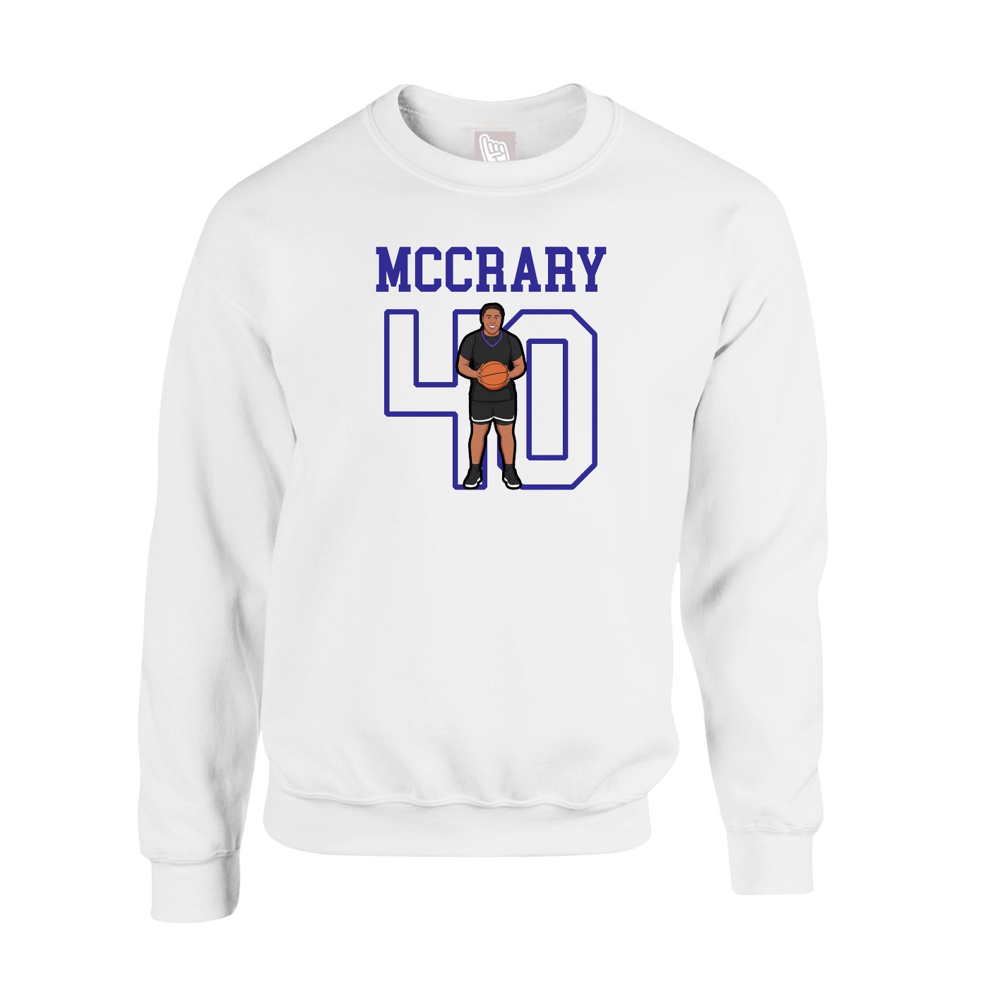 Fleece Crew — Shirsey in White