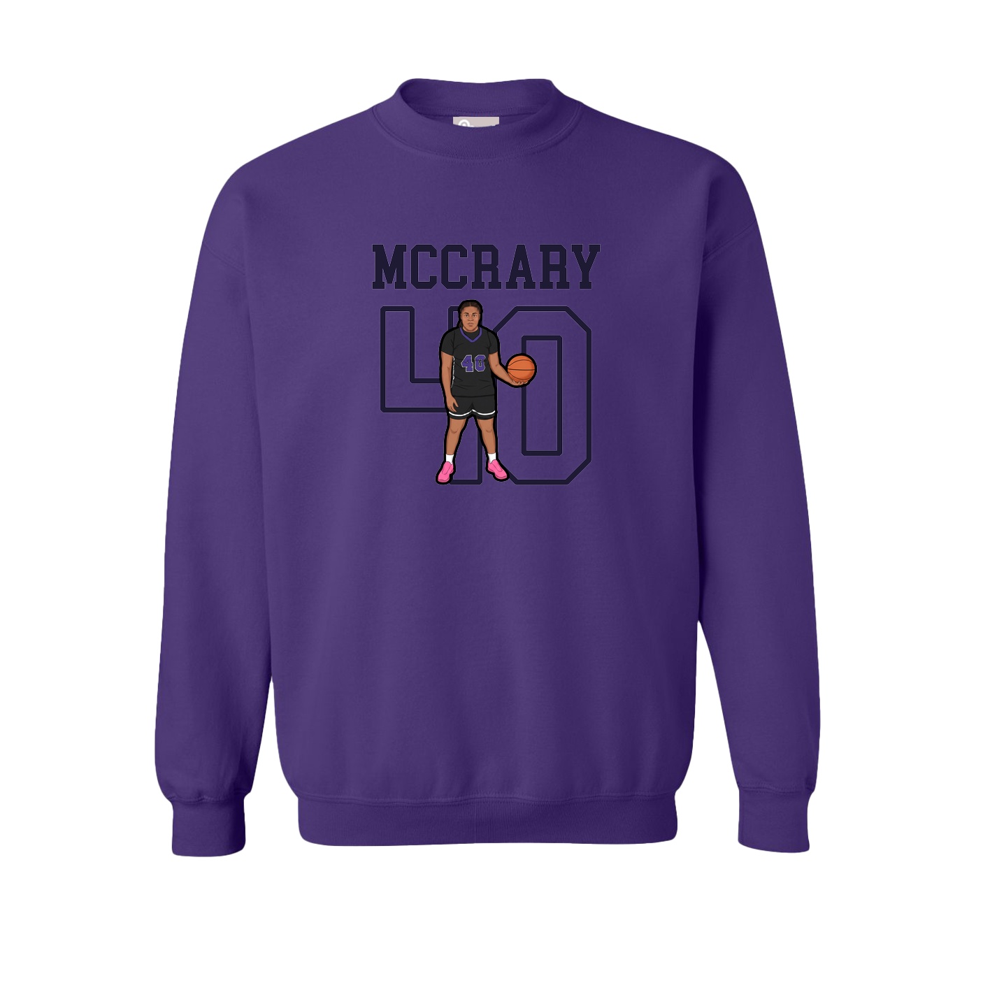 Fleece Crew — Shirsey in Purple