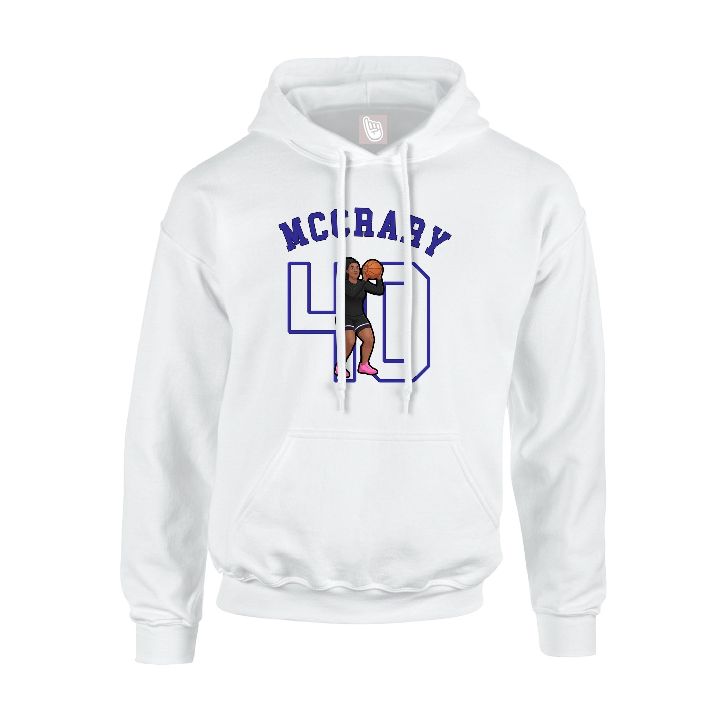 Hoodie — Shirsey Arch in White