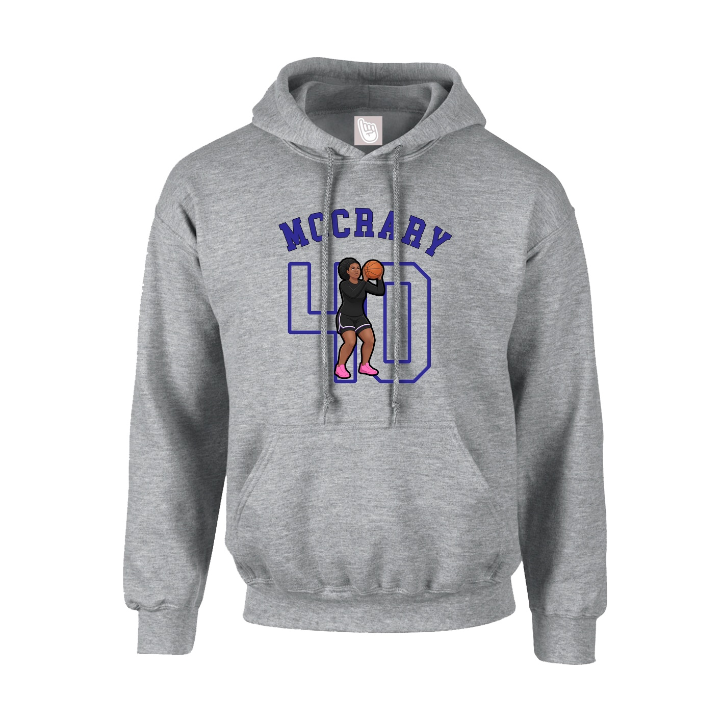 Youth Hoodie — Shirsey Arch in Grey