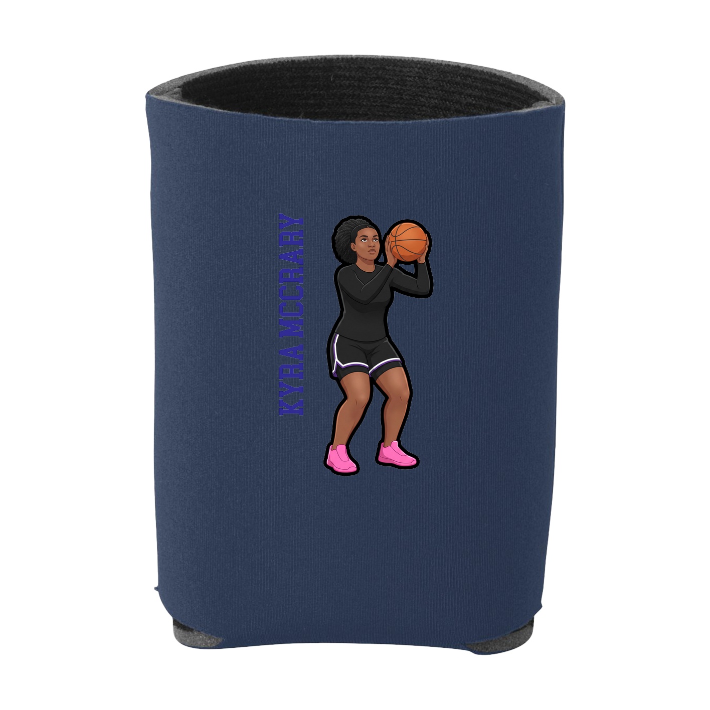 Can Holder — Name Vertical in Navy