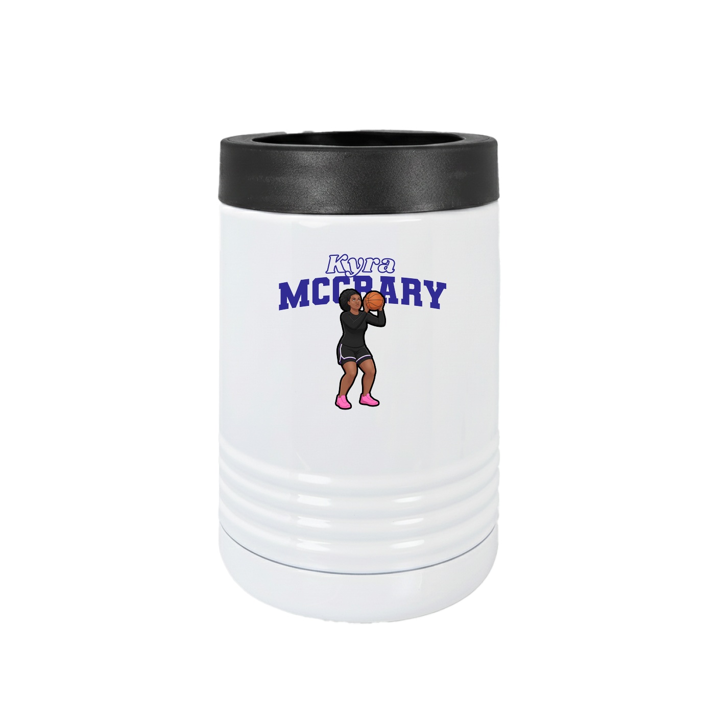 Beverage Holder — Name Arch in White