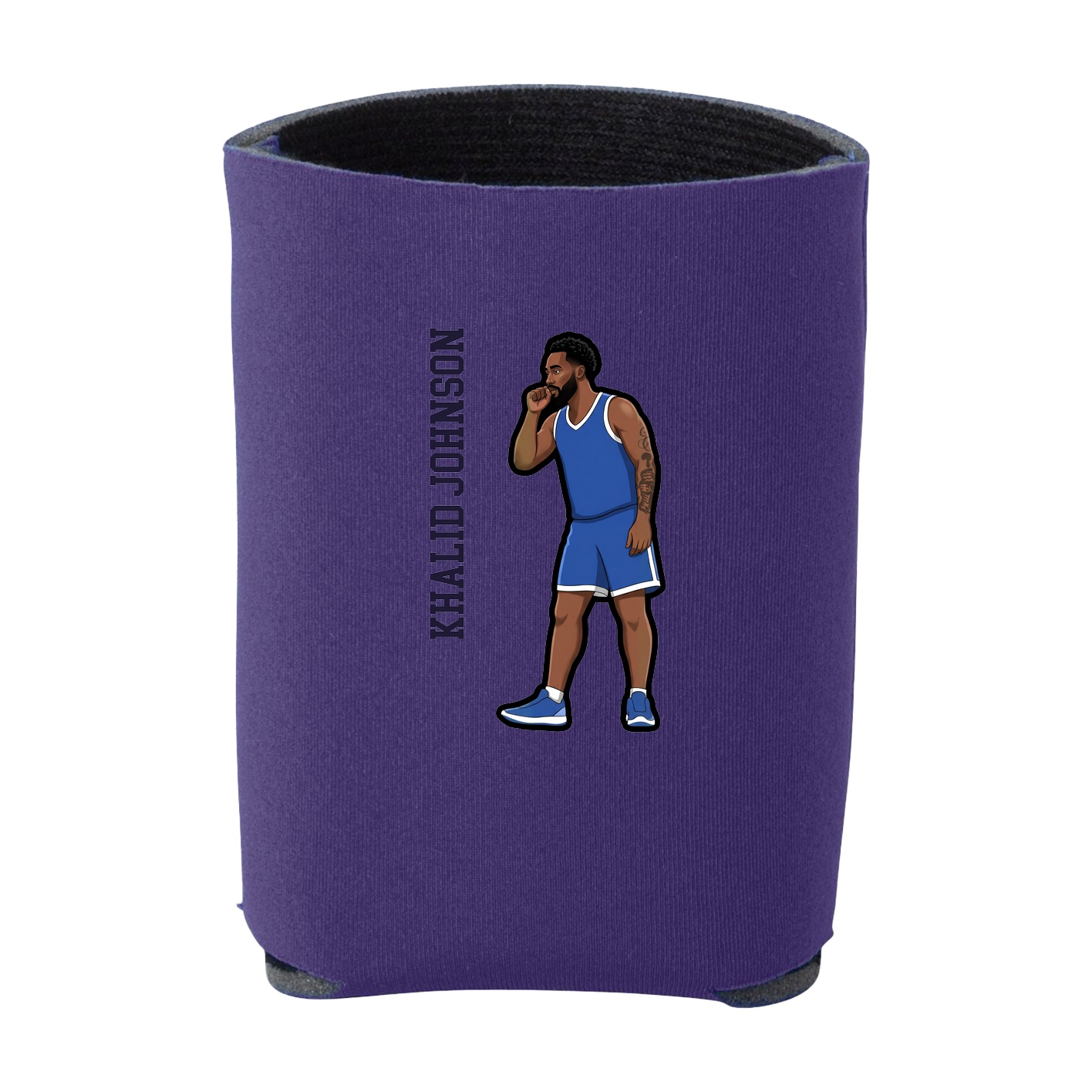 Can Holder — Name Vertical in Purple