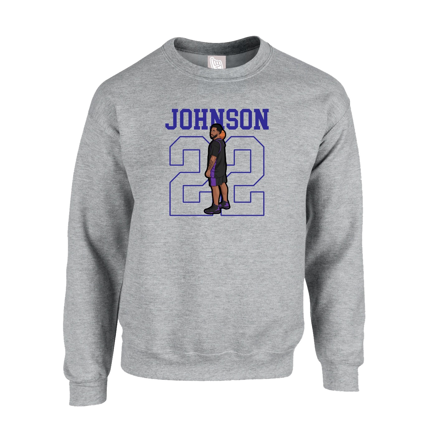 Fleece Crew — Shirsey in Grey