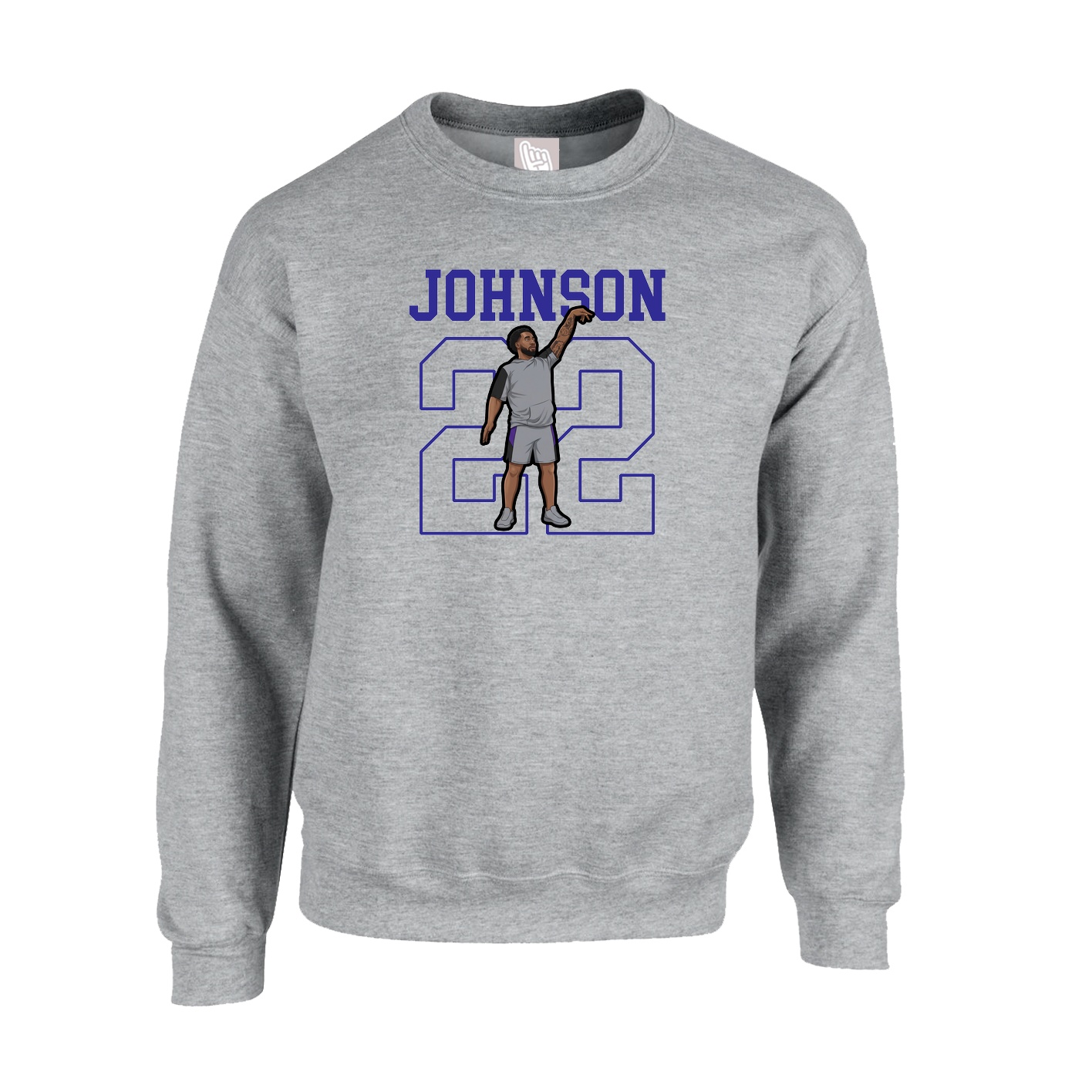 Fleece Crew — Shirsey in Grey