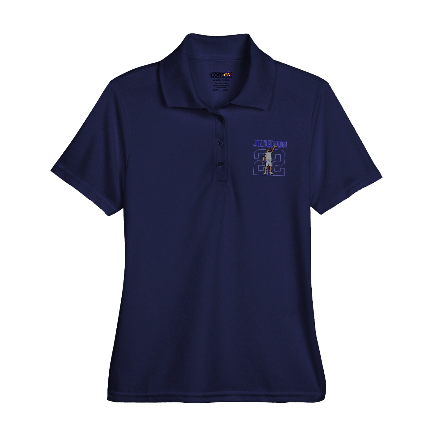 Womens Performance Polo — Shirsey in Navy