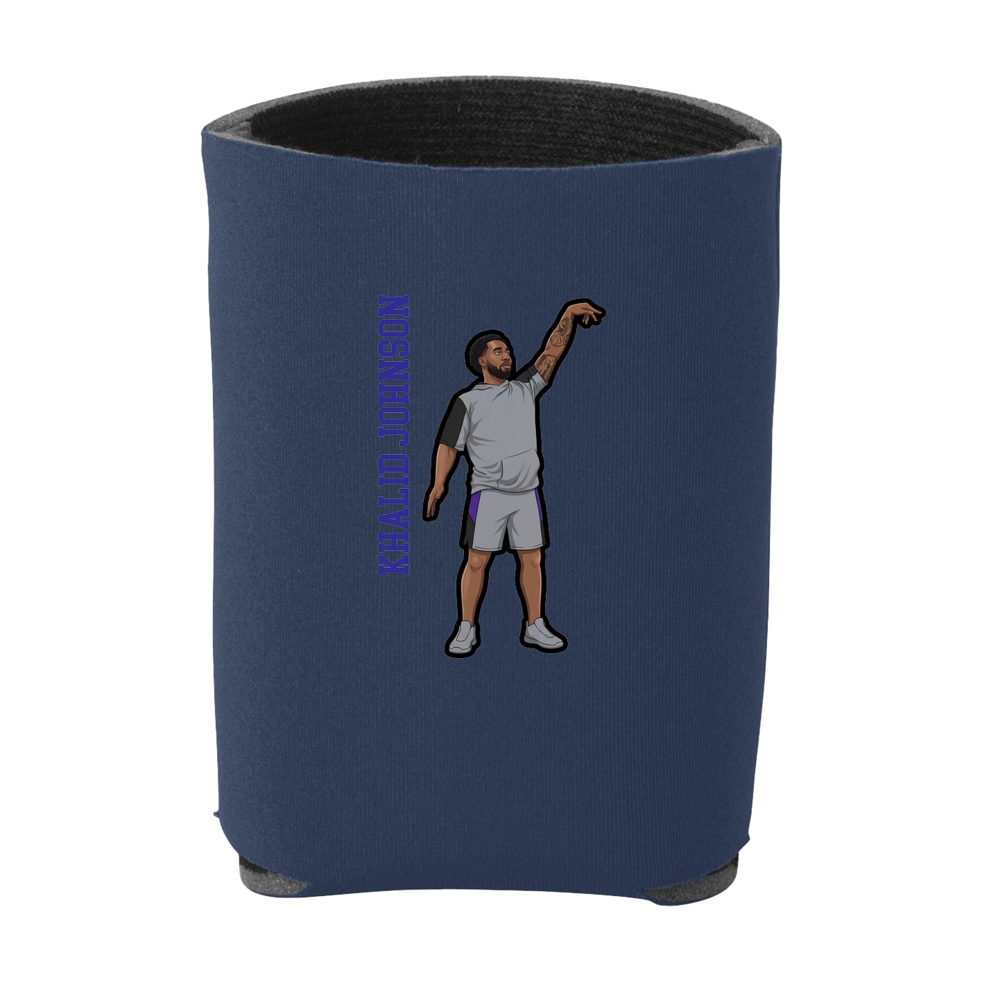 Can Holder — Name Vertical in Navy