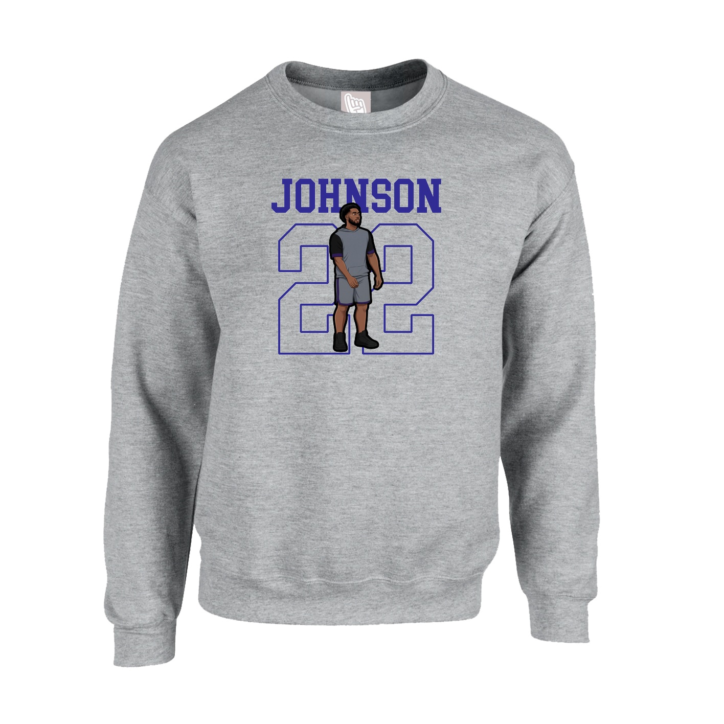 Fleece Crew — Shirsey in Grey
