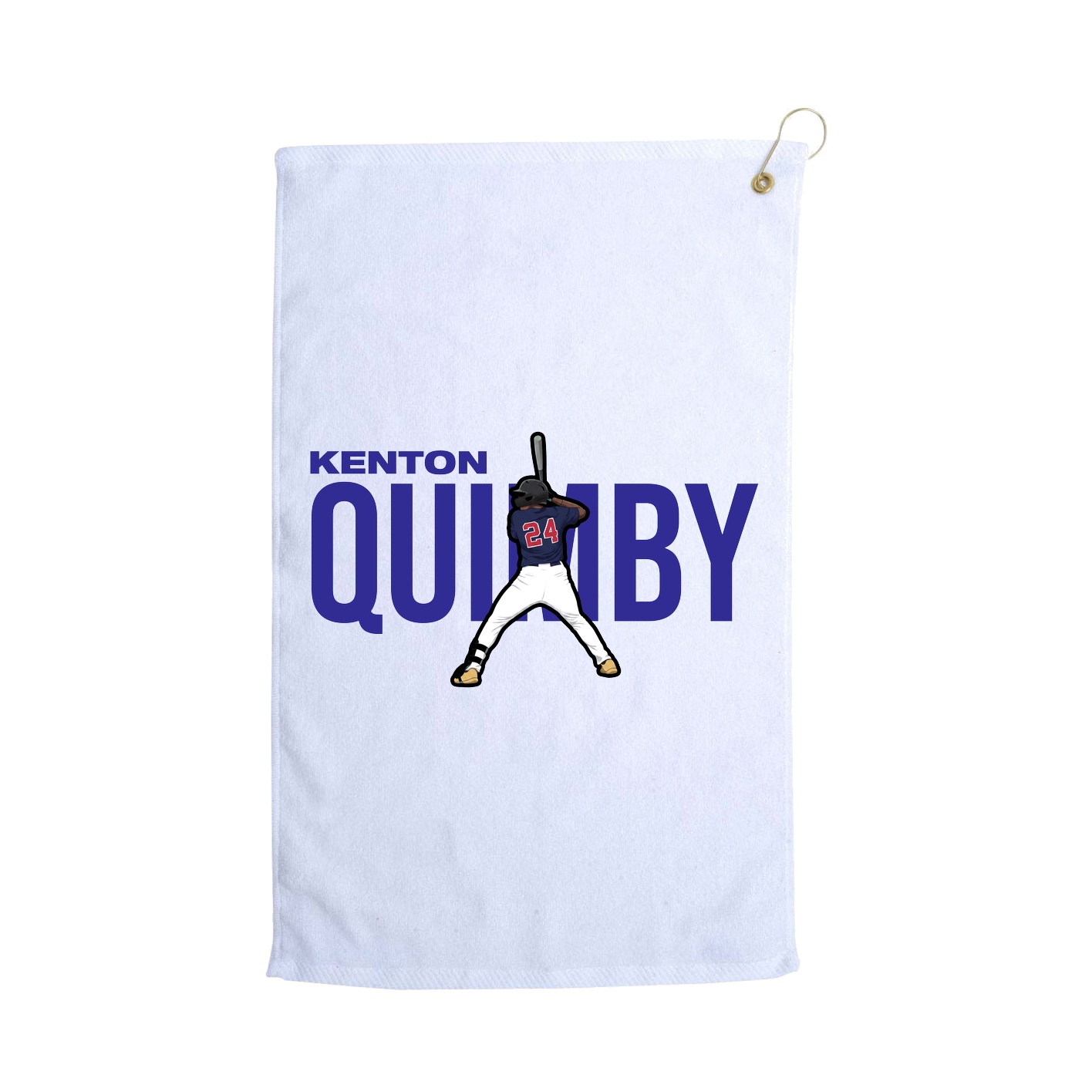 Golf Towel — Player Name in White