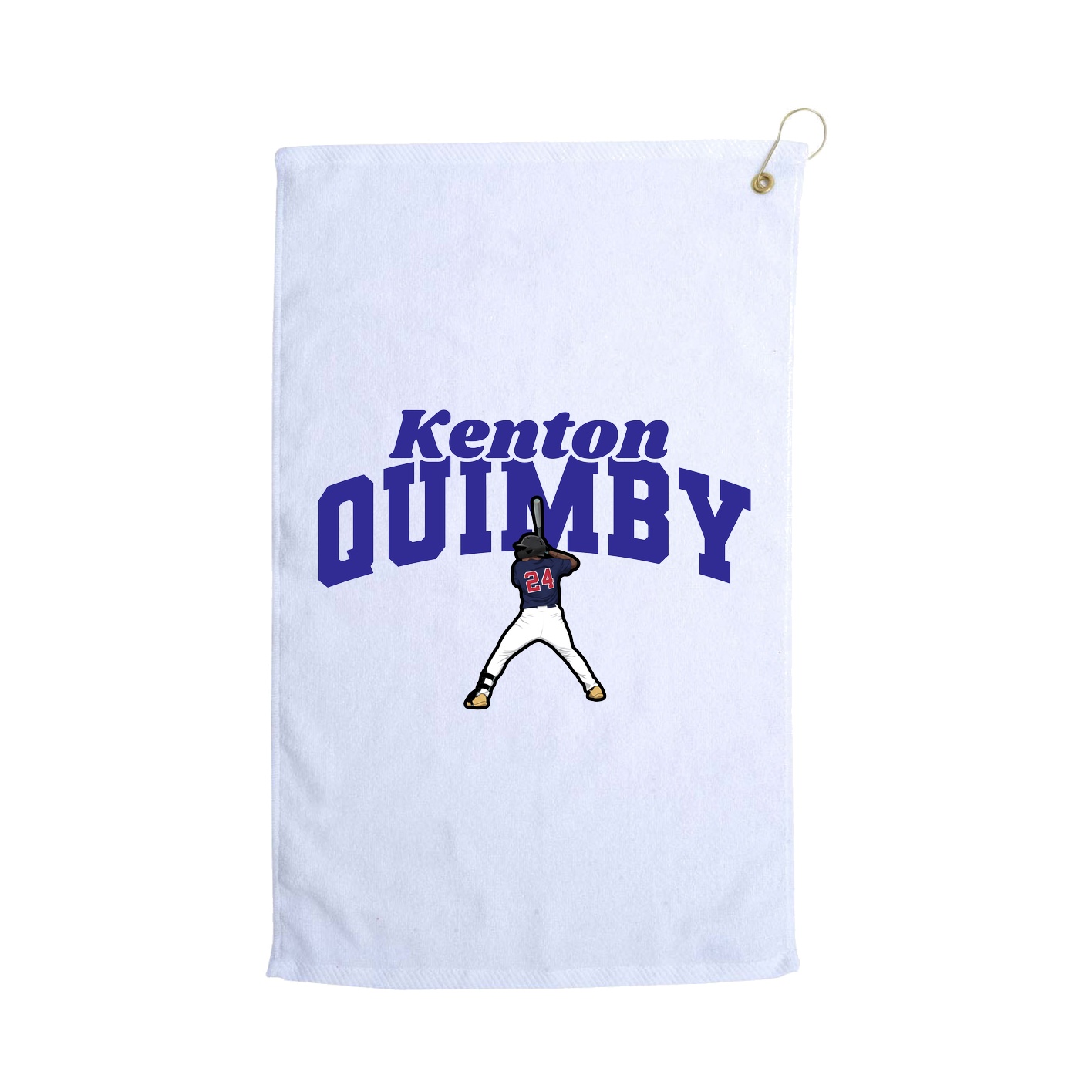 Golf Towel — Signature Arch in White