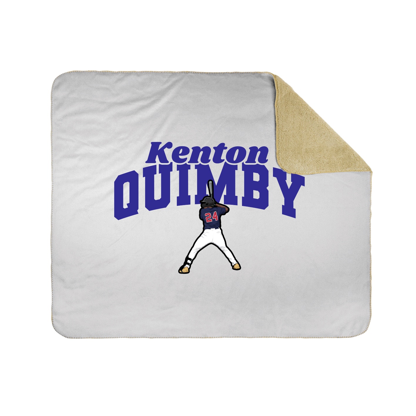 Throw Blanket — Signature Arch in White