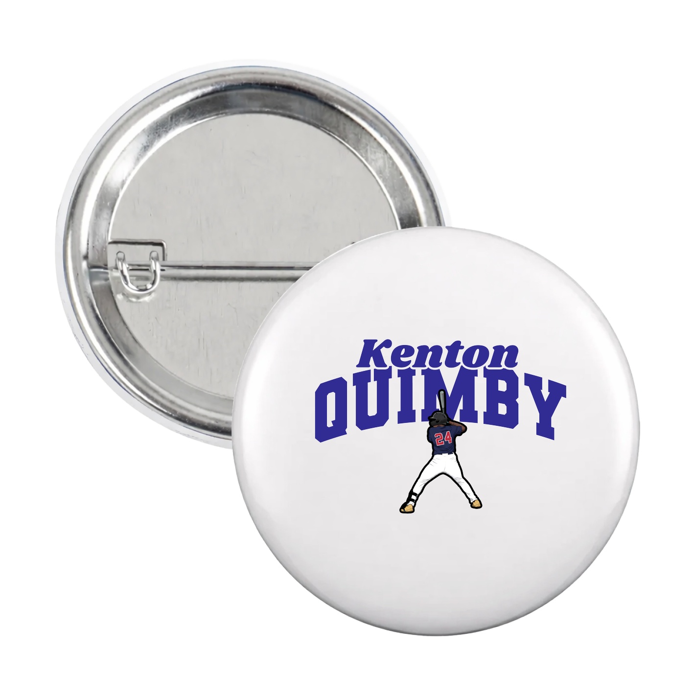 Game Day Button — Signature Arch in White
